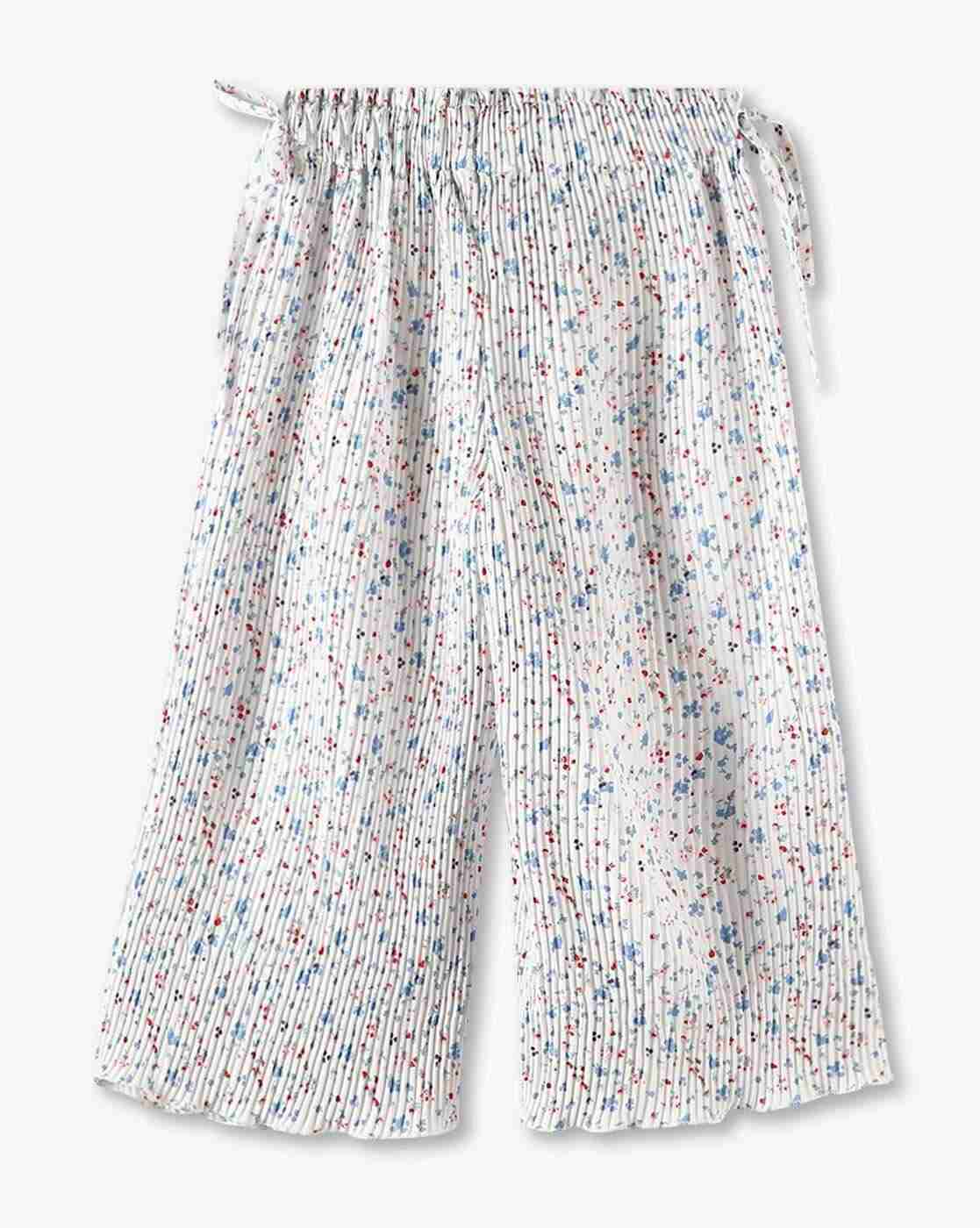 KG FRENDZ | Girls Ditsy Printed Elasticated Waist Culottes|1