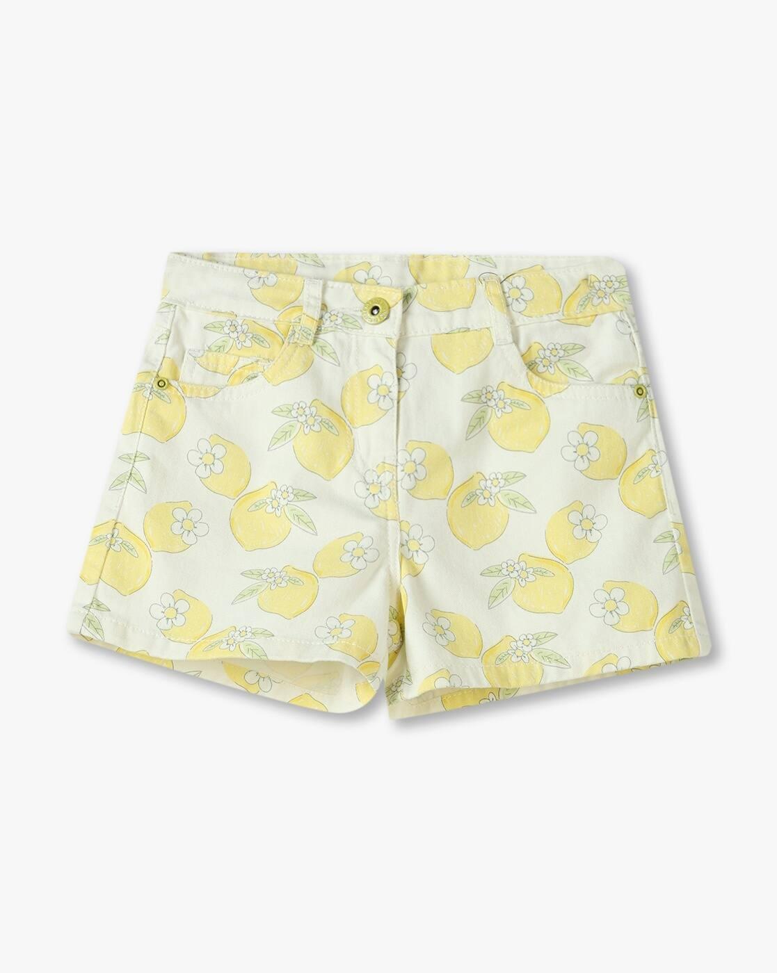KG FRENDZ | Girls Printed Regular Fit Shorts|0