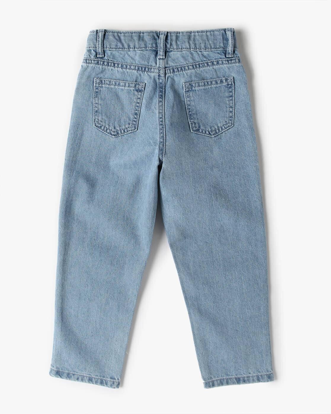 KG FRENDZ | Girls Cherry Embellished Regular Fit Jeans|1