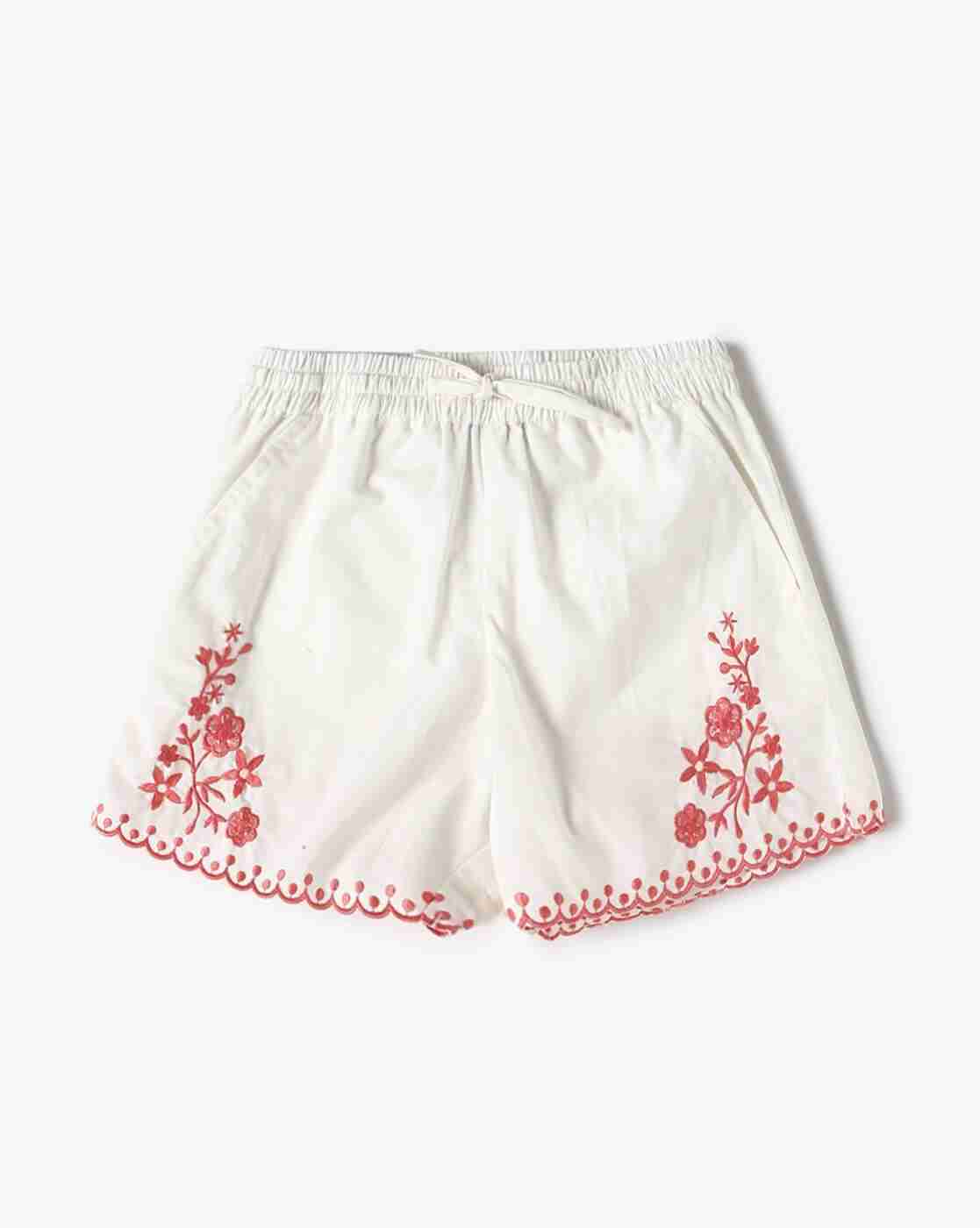 KG FRENDZ | Girls Embroidered Top & Shorts Set|3