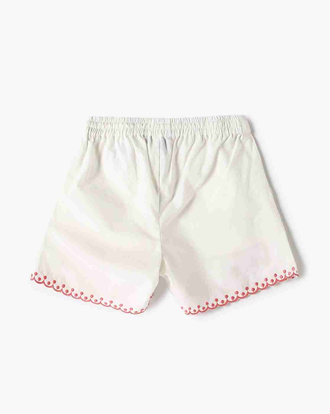 KG FRENDZ | Girls Embroidered Top & Shorts Set|4