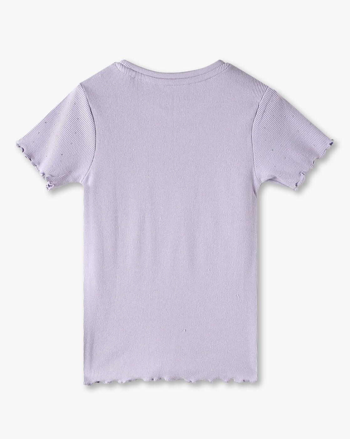 KG FRENDZ | Girls Rib Rhinestone Tee|1