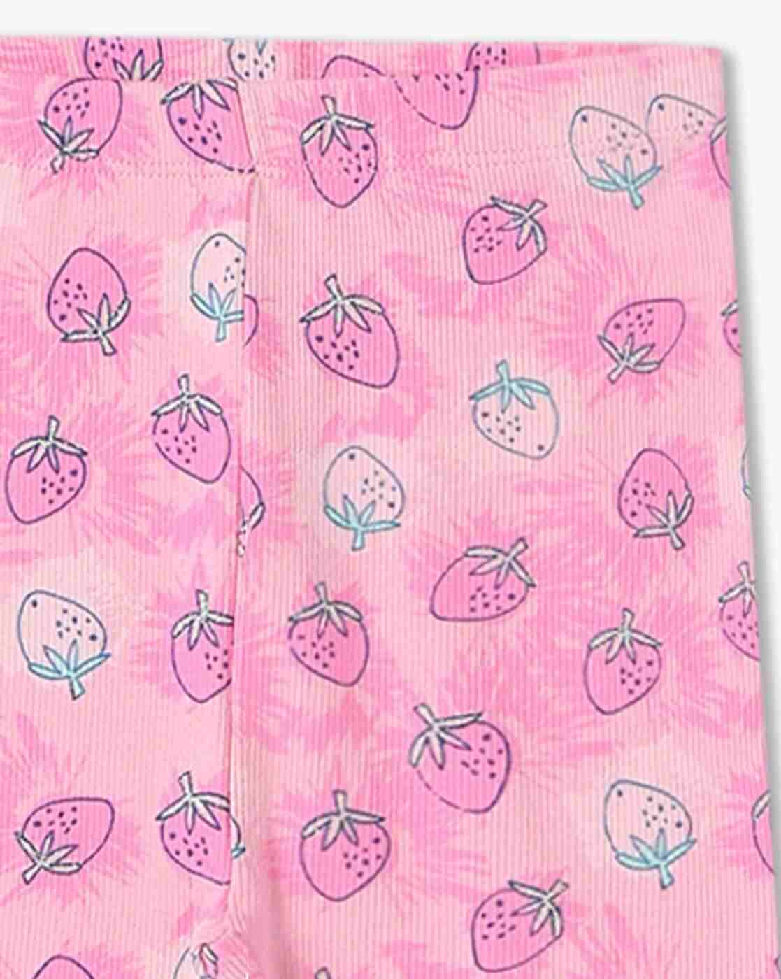 KG FRENDZ | Girls Berry Print Leggings with Elasticated Waist|2