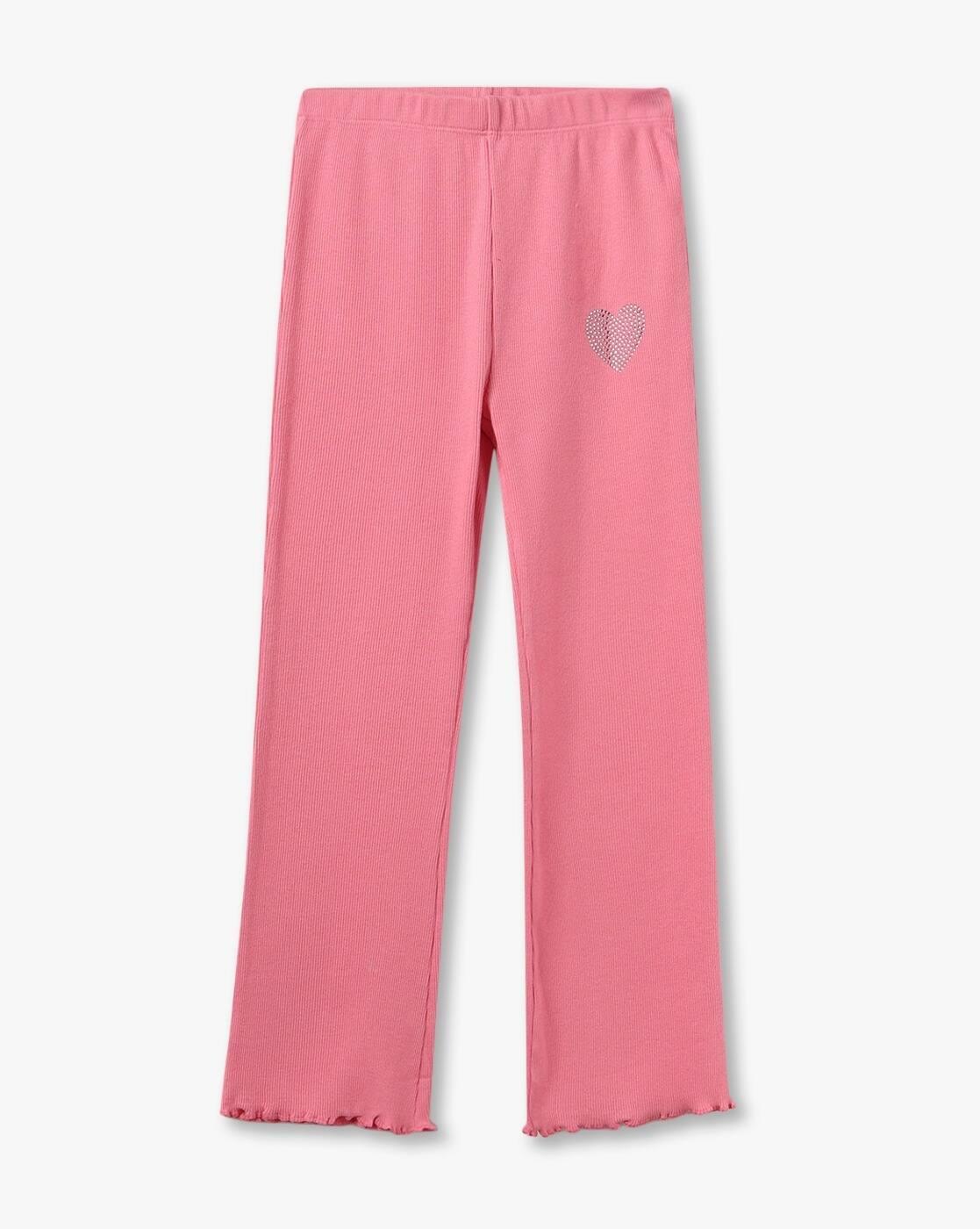 Girls Skinny Fit Leggings with Elasticated Waist