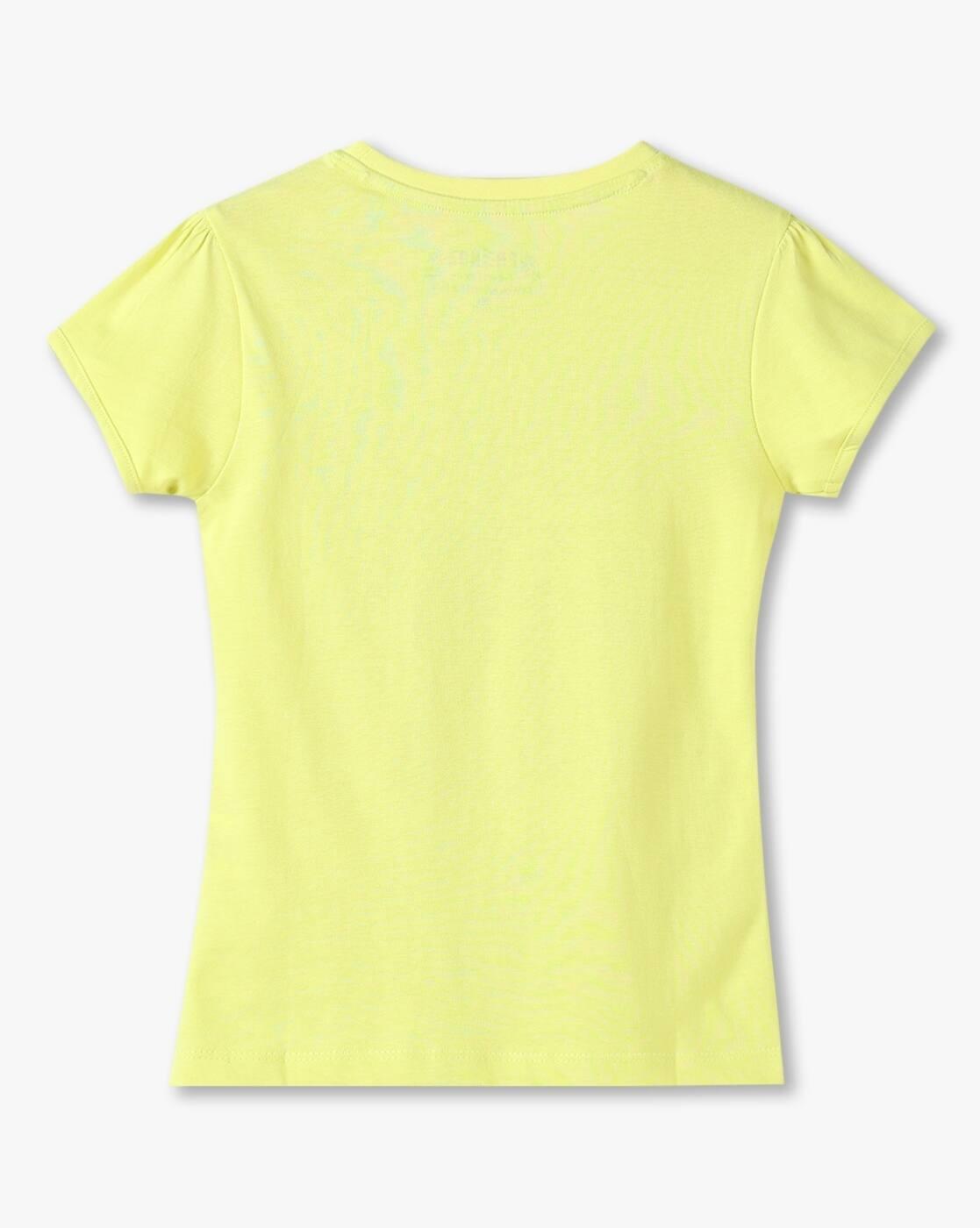 KG FRENDZ | Girls Typographic Print Regular Fit T-Shirt|1