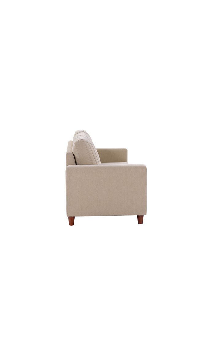 neudot Roman Sofa for Living Room |3 Persons Sofa|Premium Fabric with Cushioned Armrest | Solid Wood Frame|3 Seater in Neo Beige Color