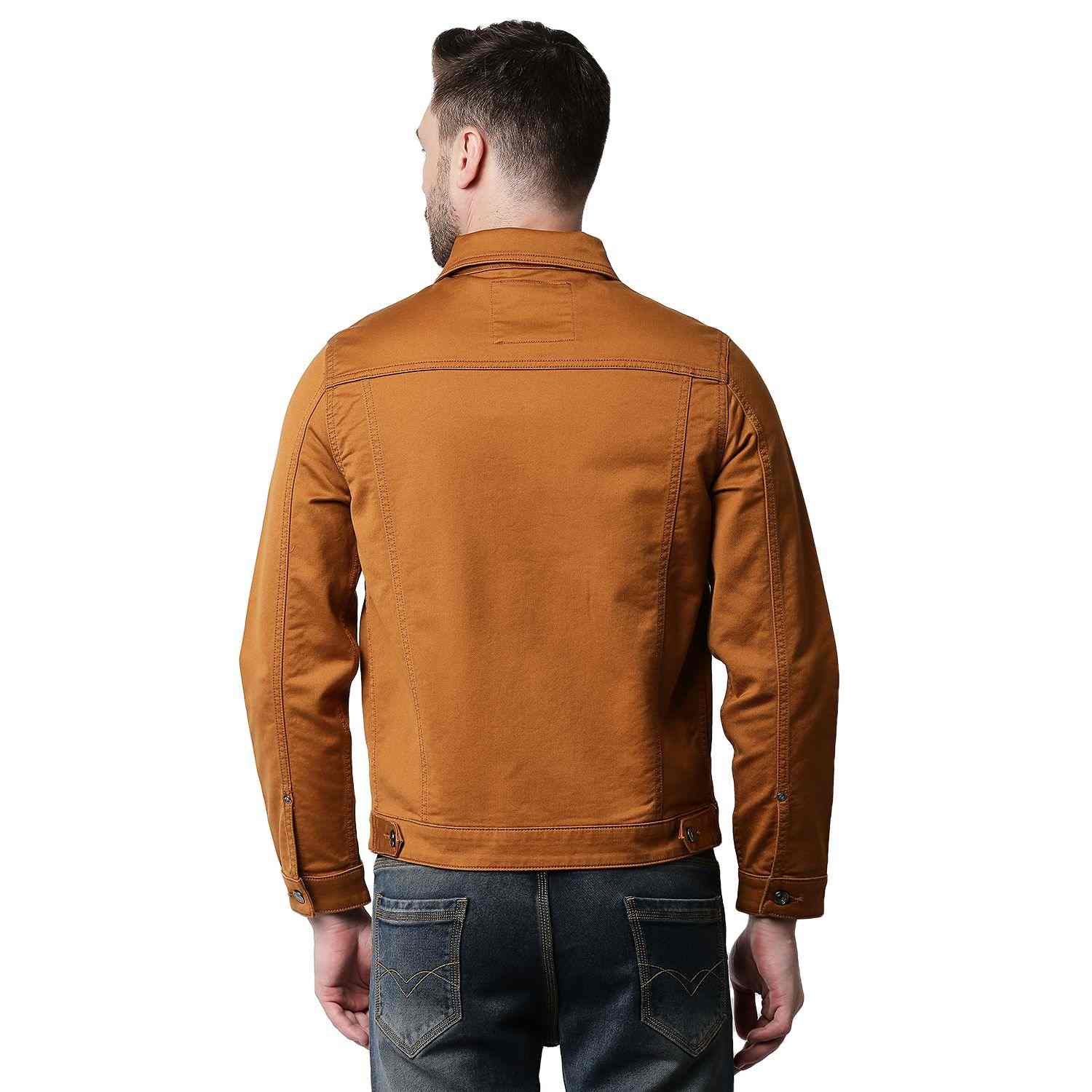 Killer full sleeve solid men's denim jacket best sale