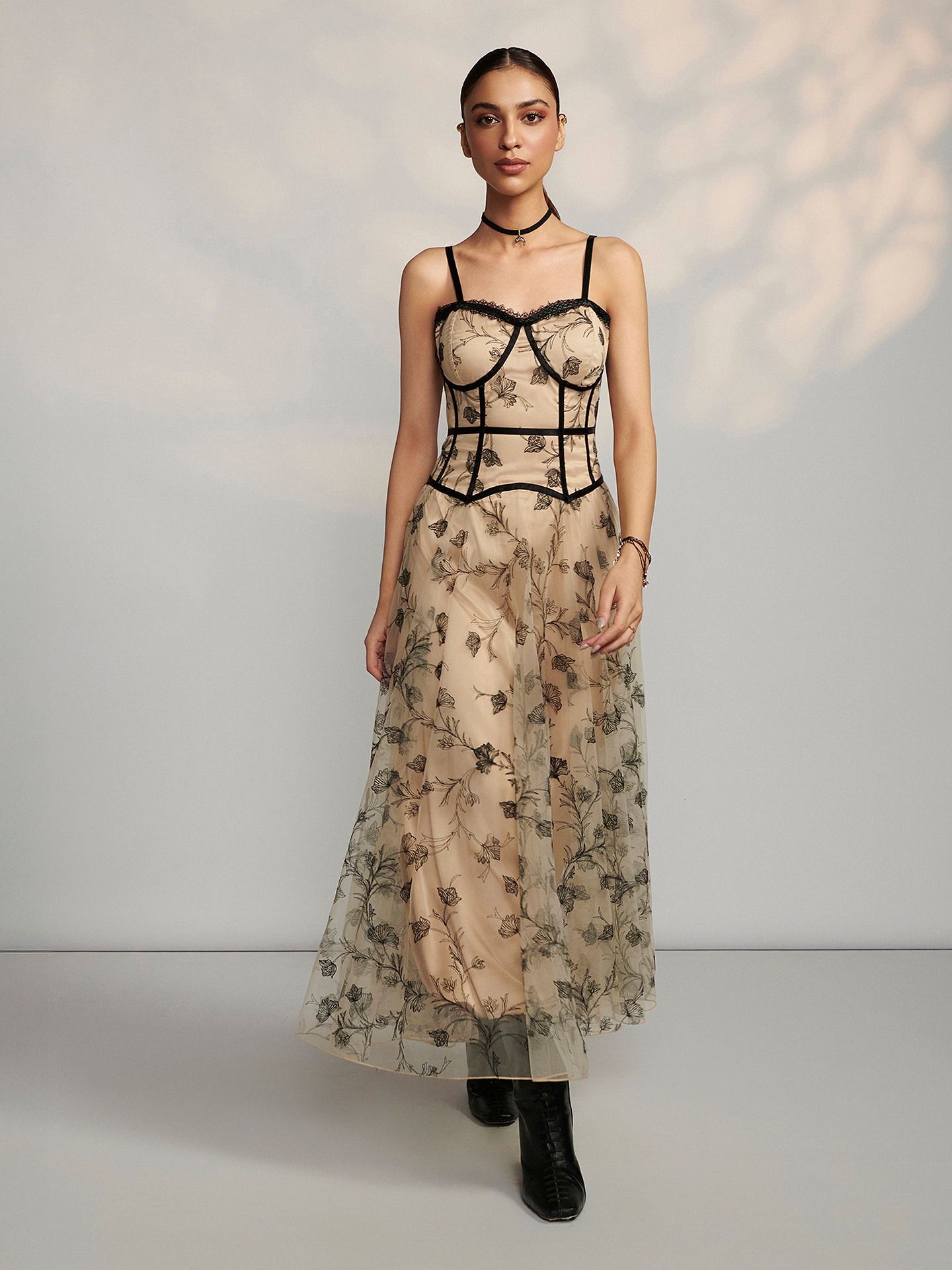 ECRU AVIANNA LONG DRESS