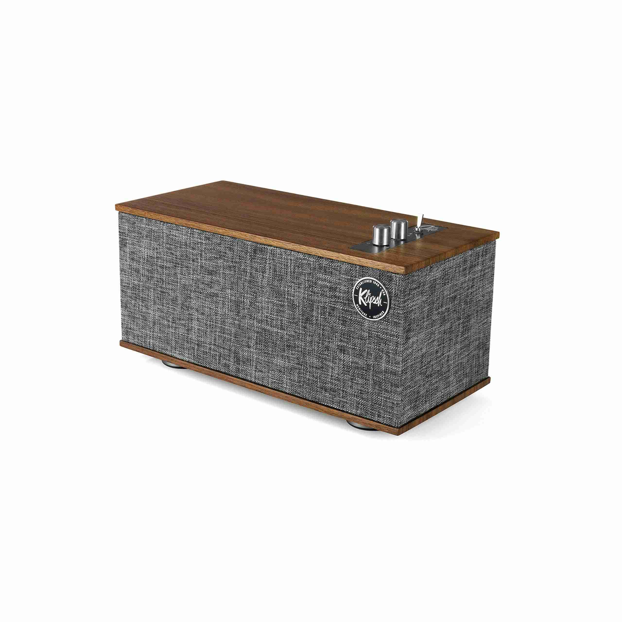 Klipsch The One II Wireless Bluetooth Tabletop Speaker in Walnut 5