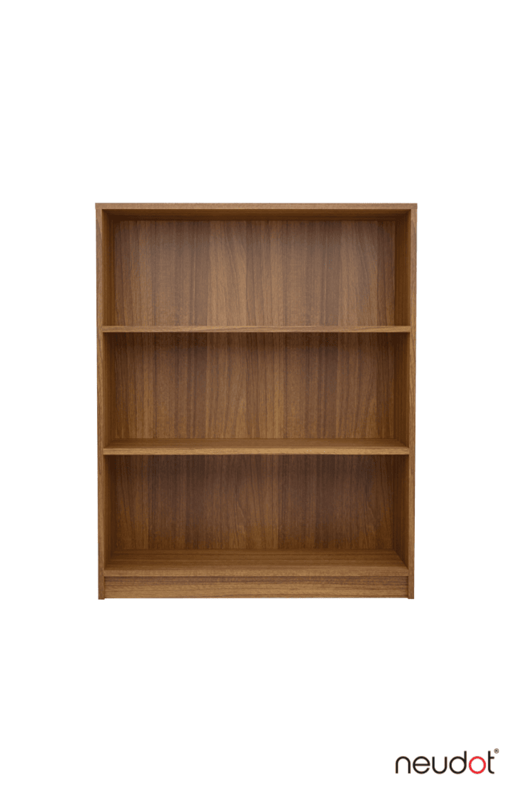 Whitman Open Bookshelf (3 Compartments)- Leon Teak Finish