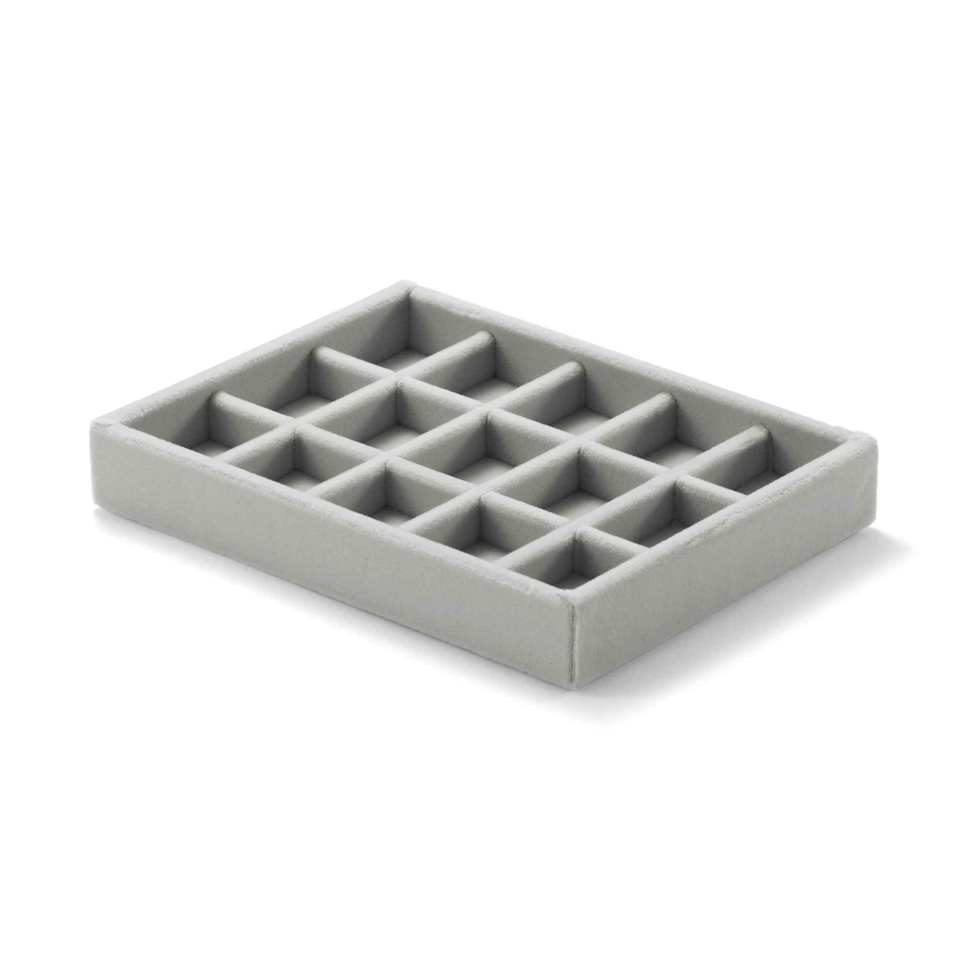 Stackable Velour case Grid / For Acrylic case