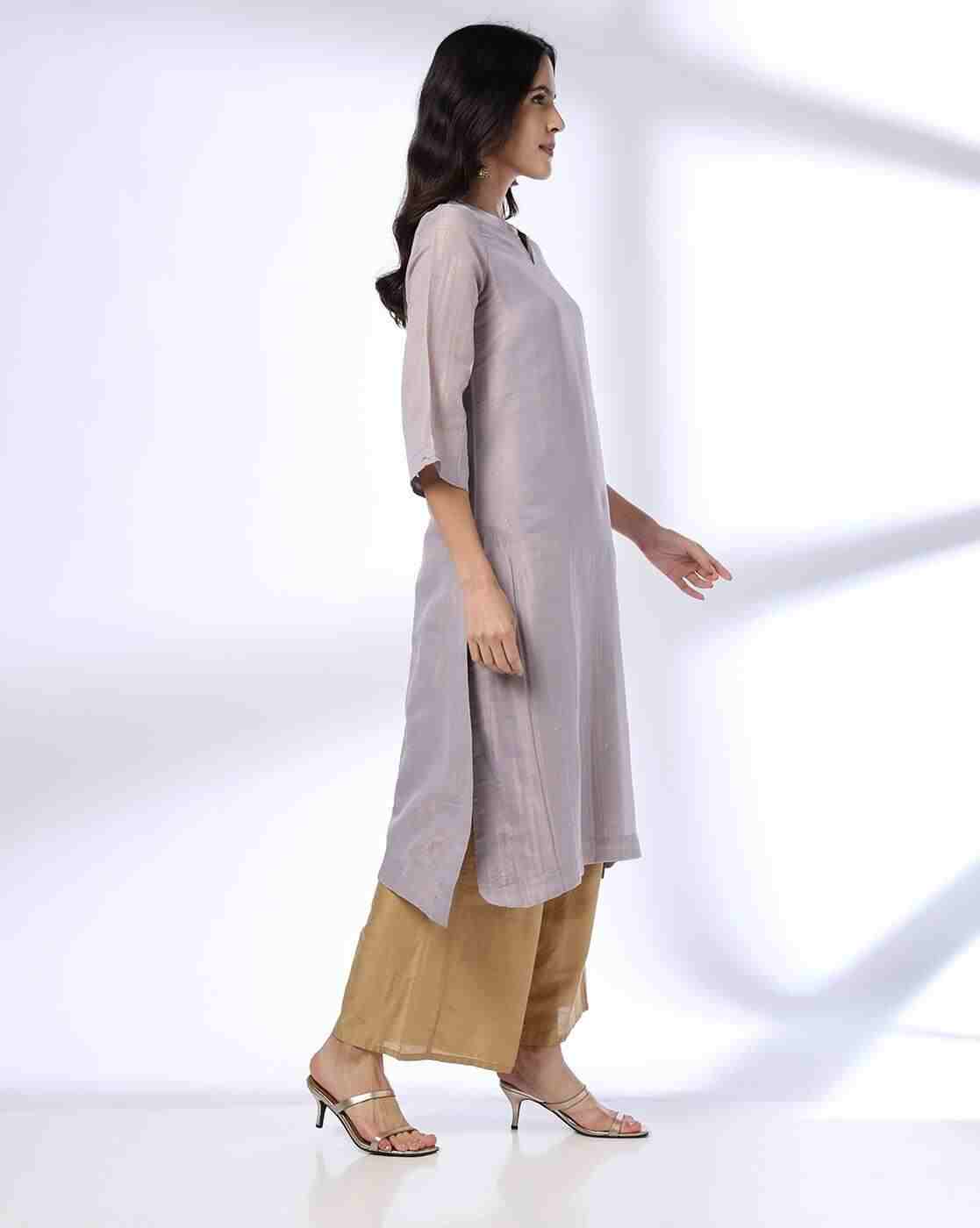 KRITA | Women Round-Neck Straight Kurta|1
