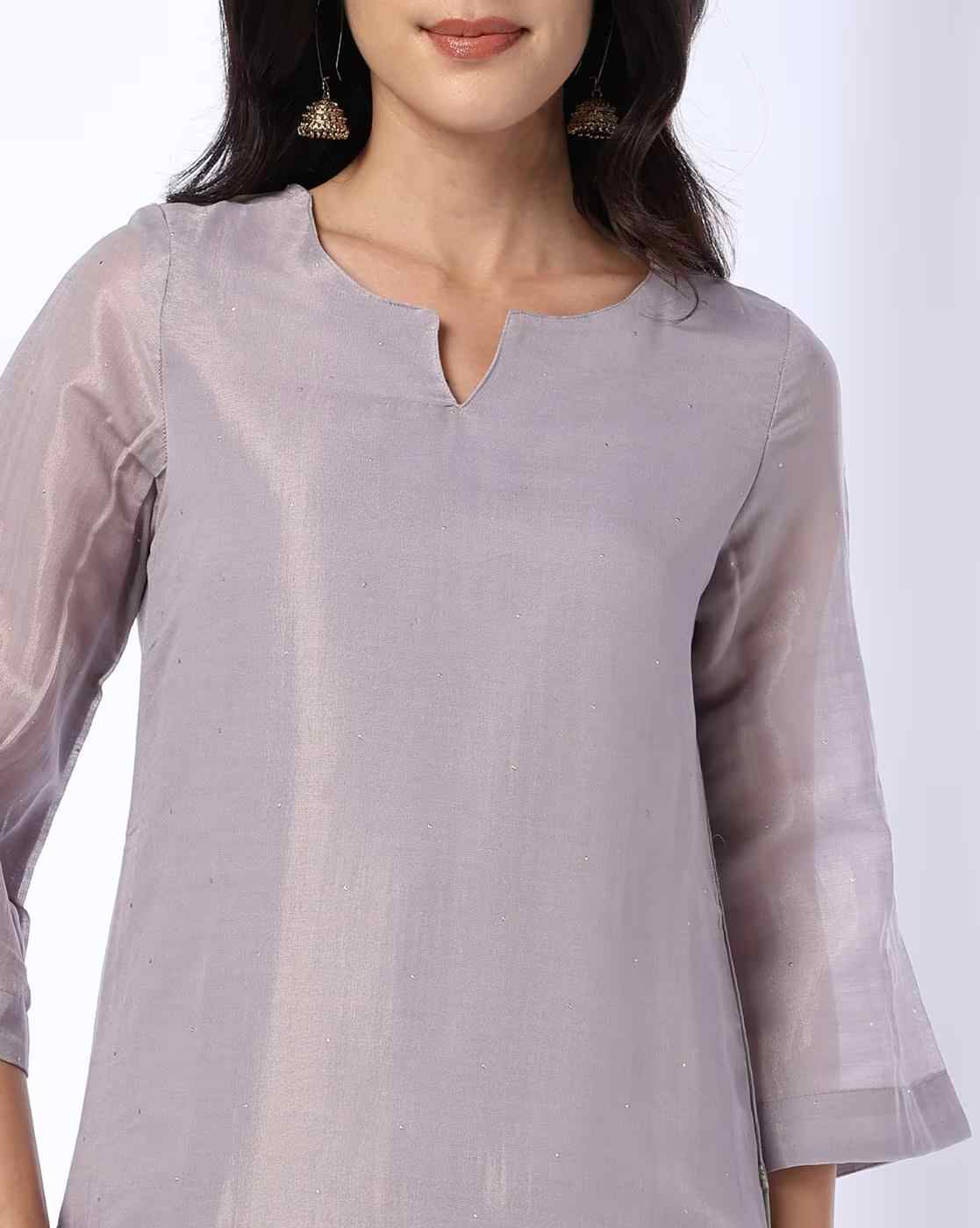 KRITA | Women Round-Neck Straight Kurta|3
