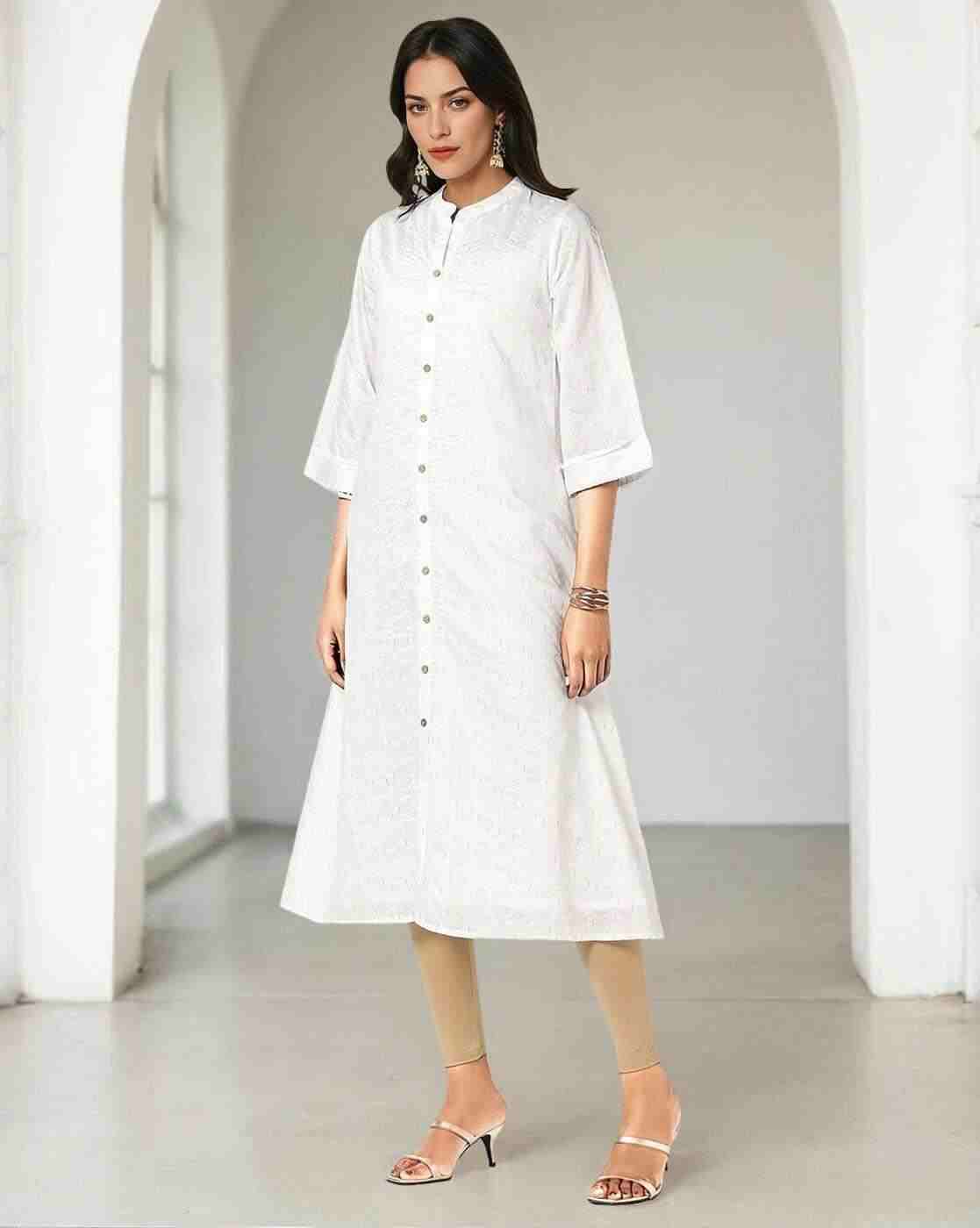 Women Striped A-Line Kurta