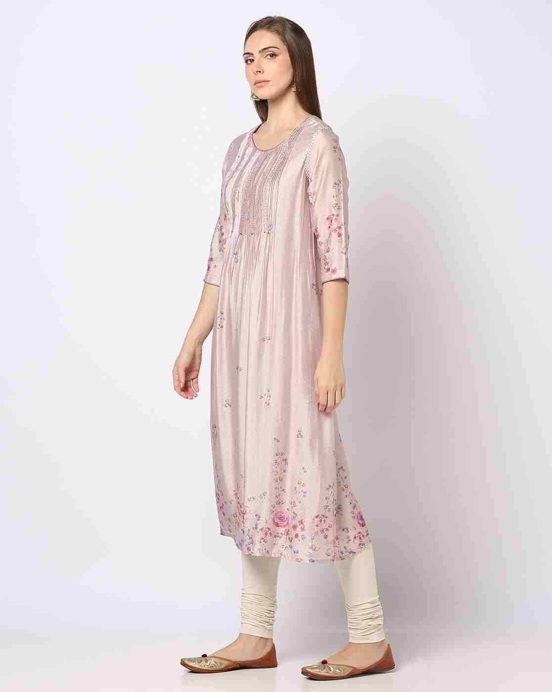 KRITA | Women Floral Print A-Line Kurta