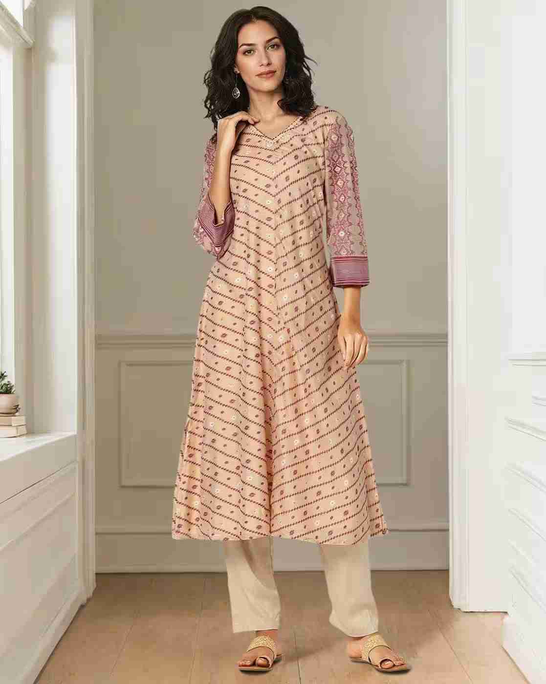 Women Jamdani Straight Kurta