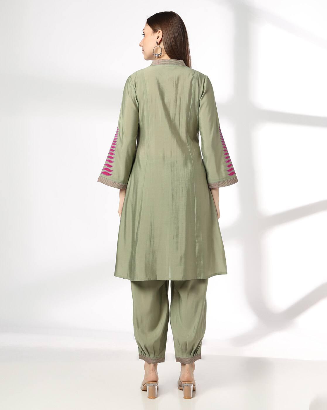 KRITA | Women Floral Print Flared Kurta & Salwar Set|2