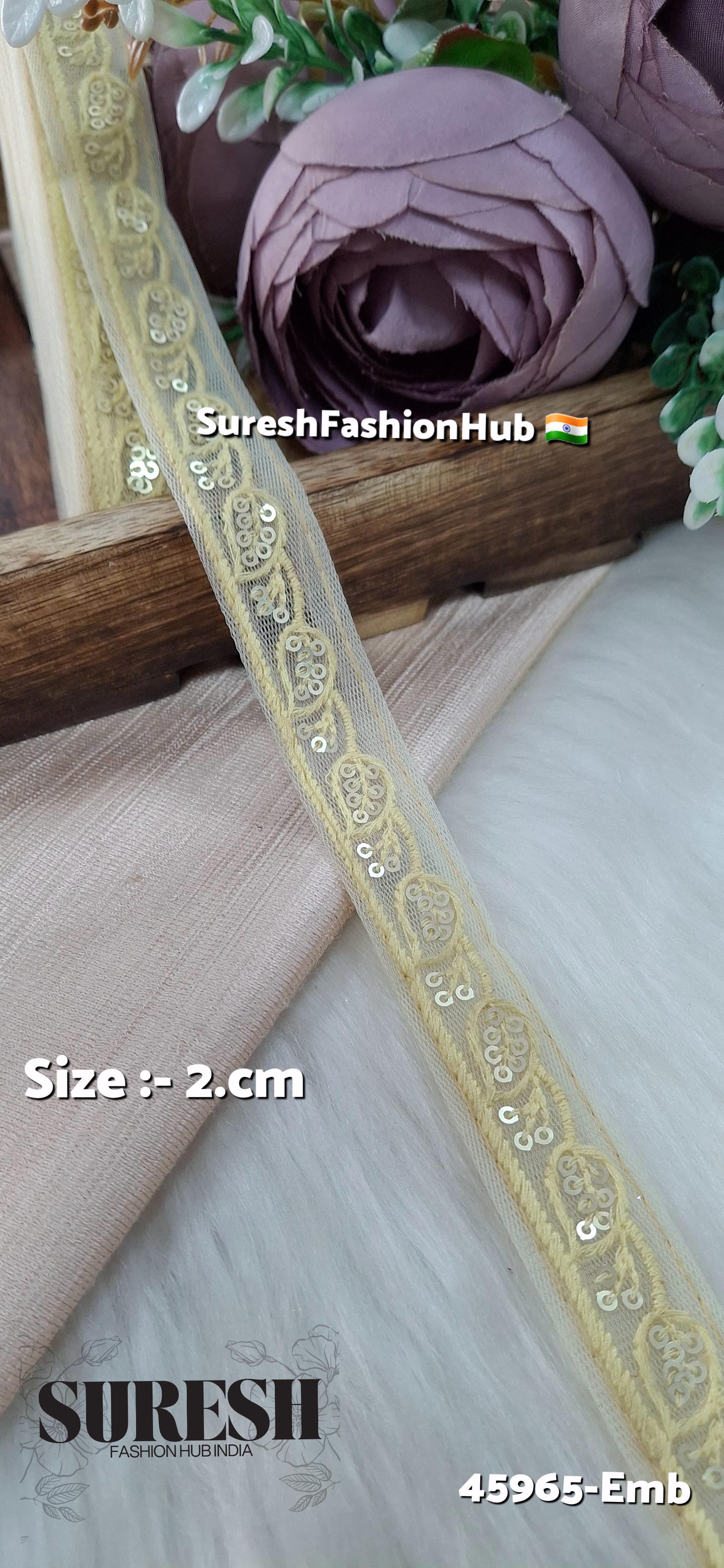 Tone-on-Tone Embroidery Lace
