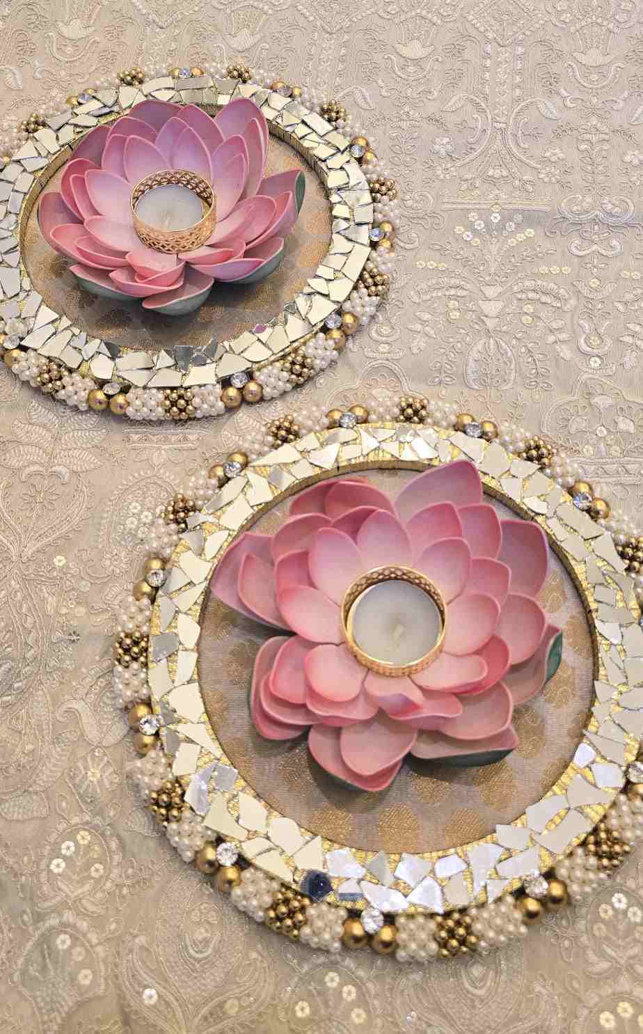 Beautiful Lotus Candle Holders