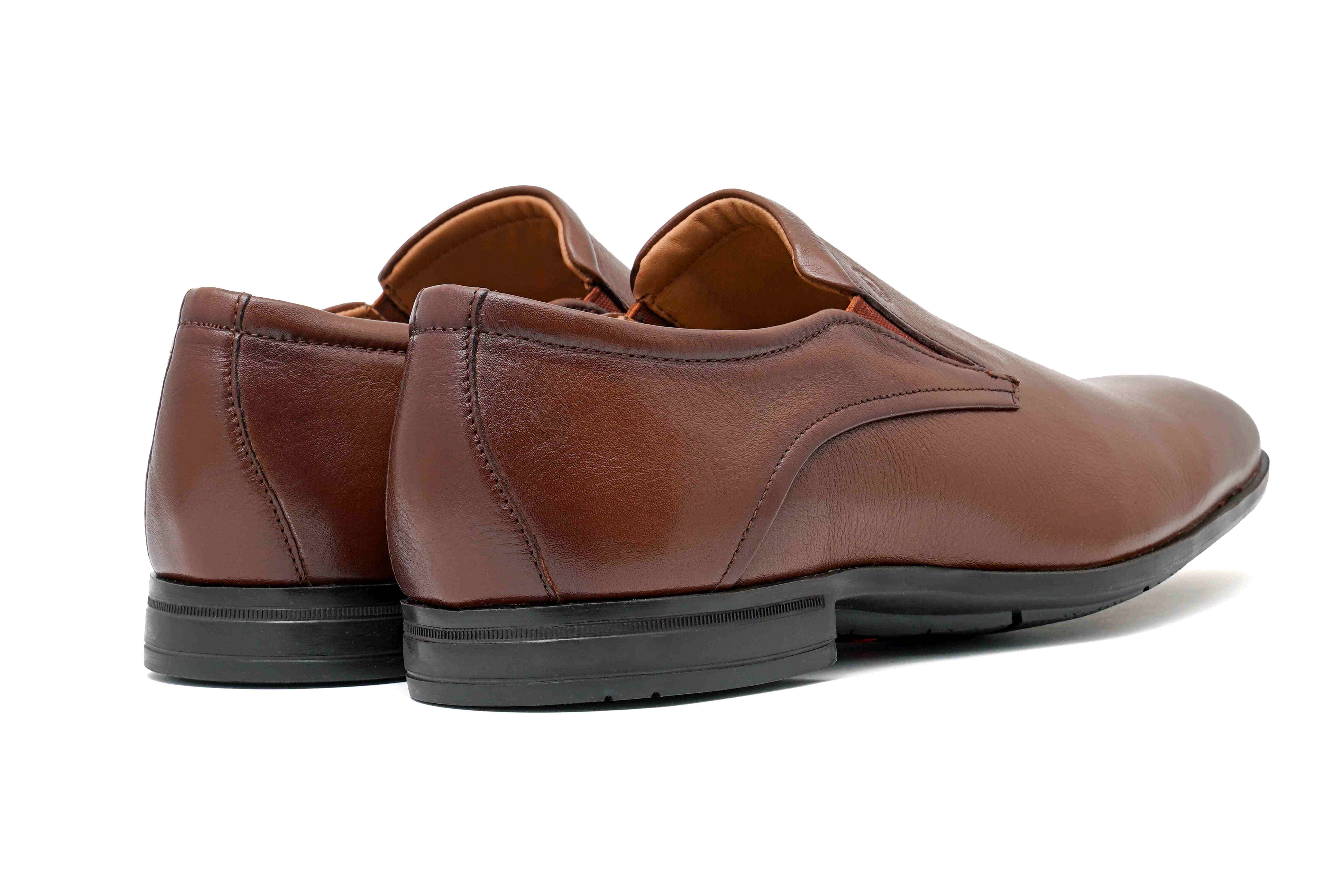 The Colombo Ruosh Men Tan Formal Slip-On