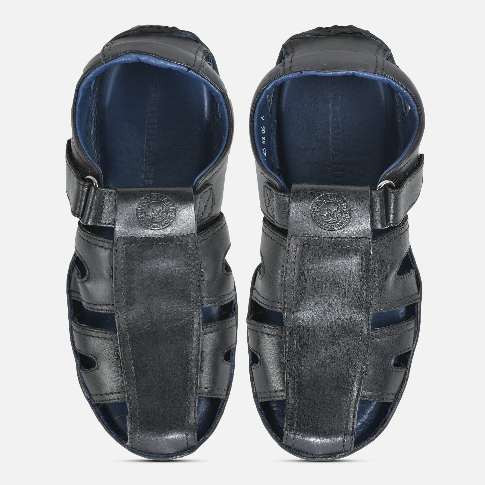 WOODLAND Men Black Sandals