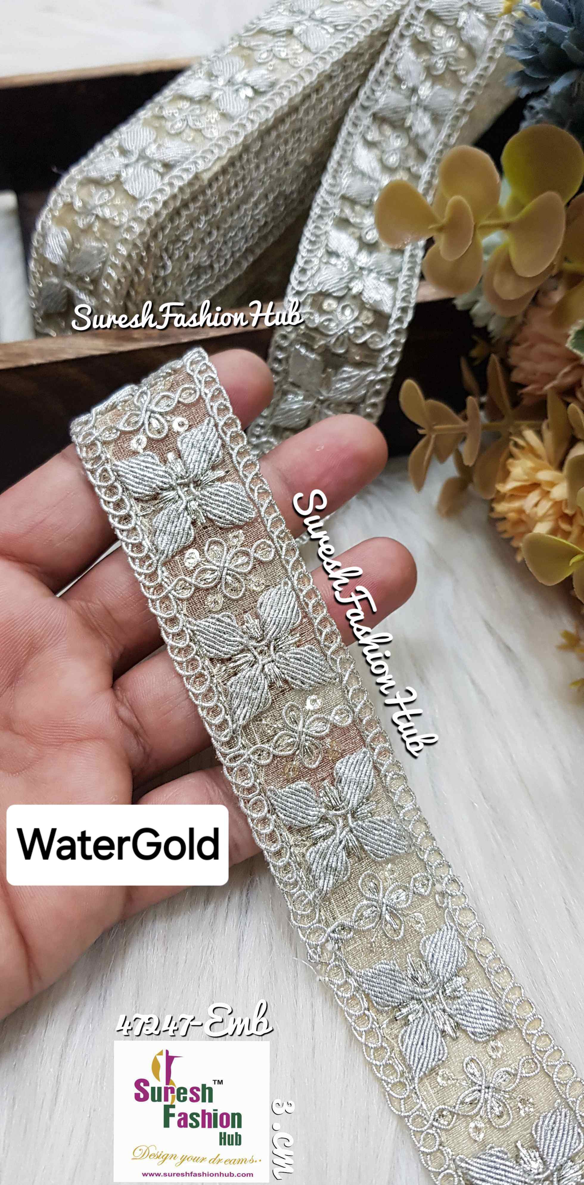 Delicate Water Butterfly Lace Trim
