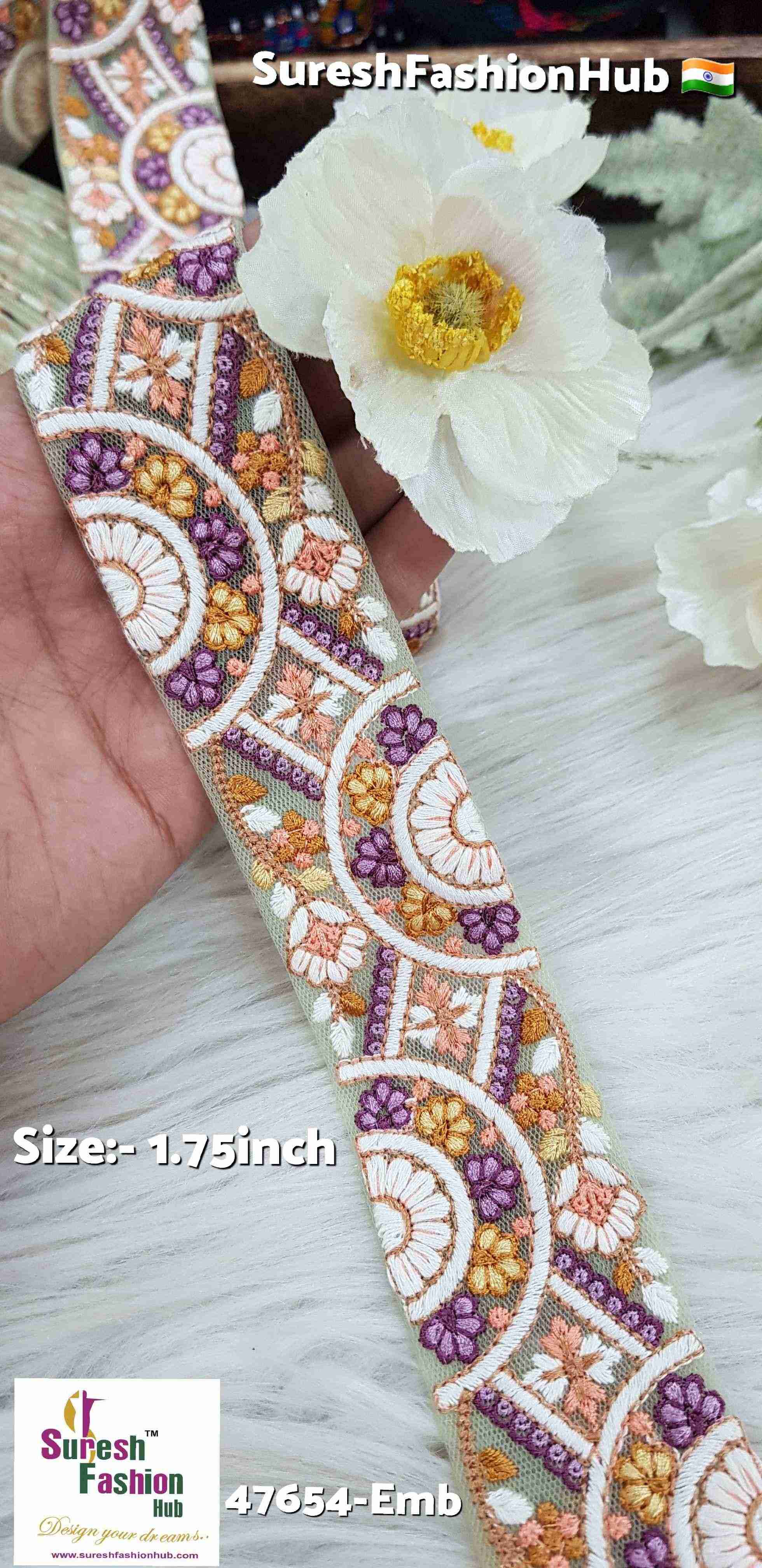 Geometric Pista Thread Lace