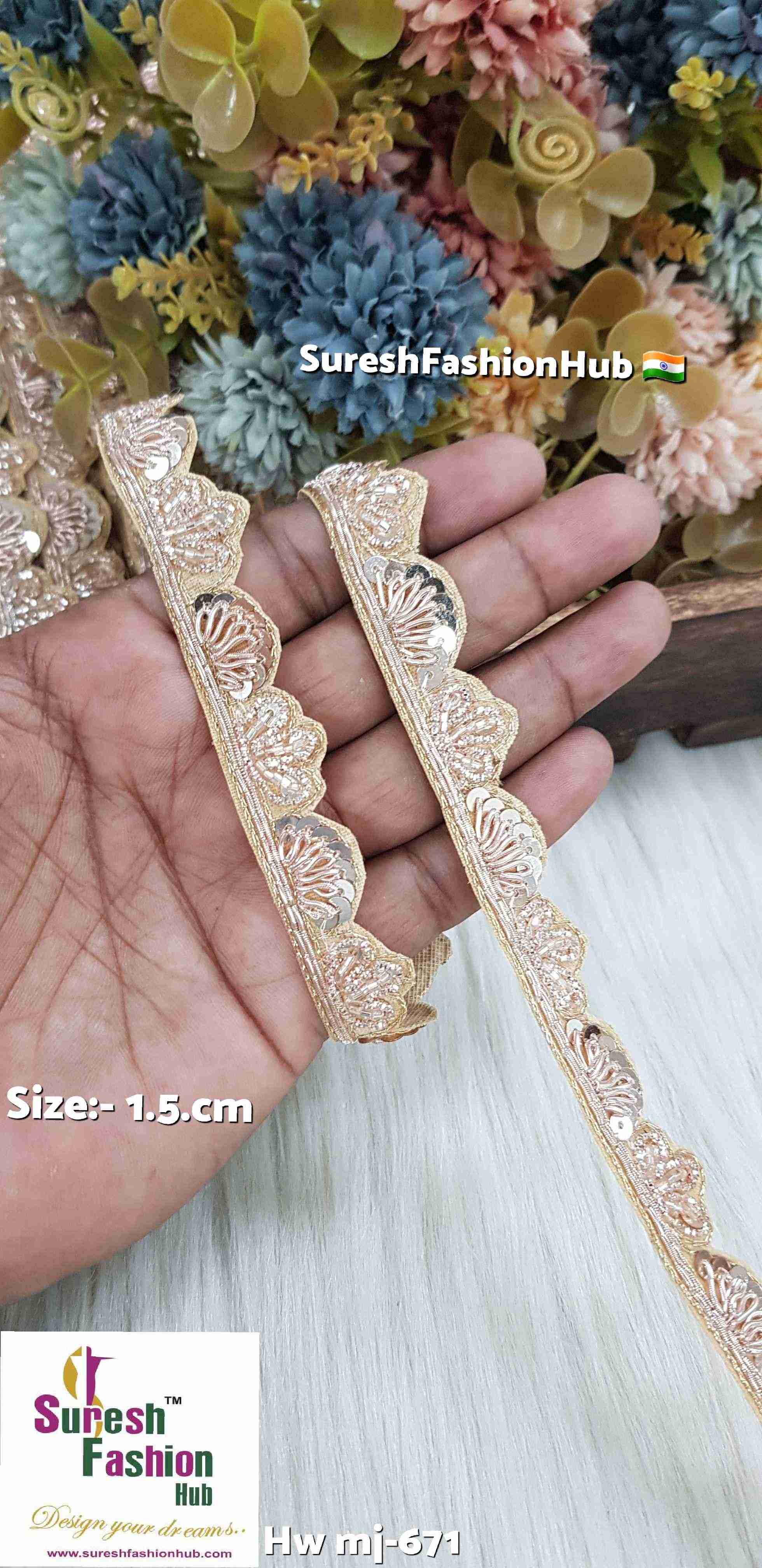 Rose Cutwork Handmade Border Lace