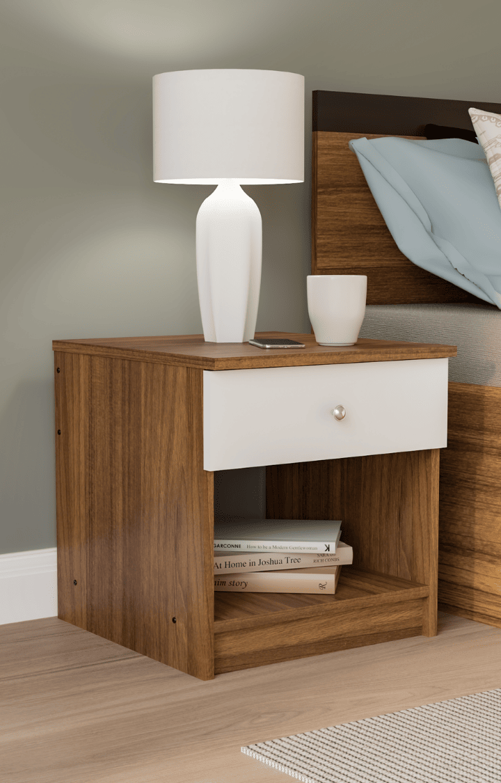 Dallas Bedside Table - Leon Teak (DIY)