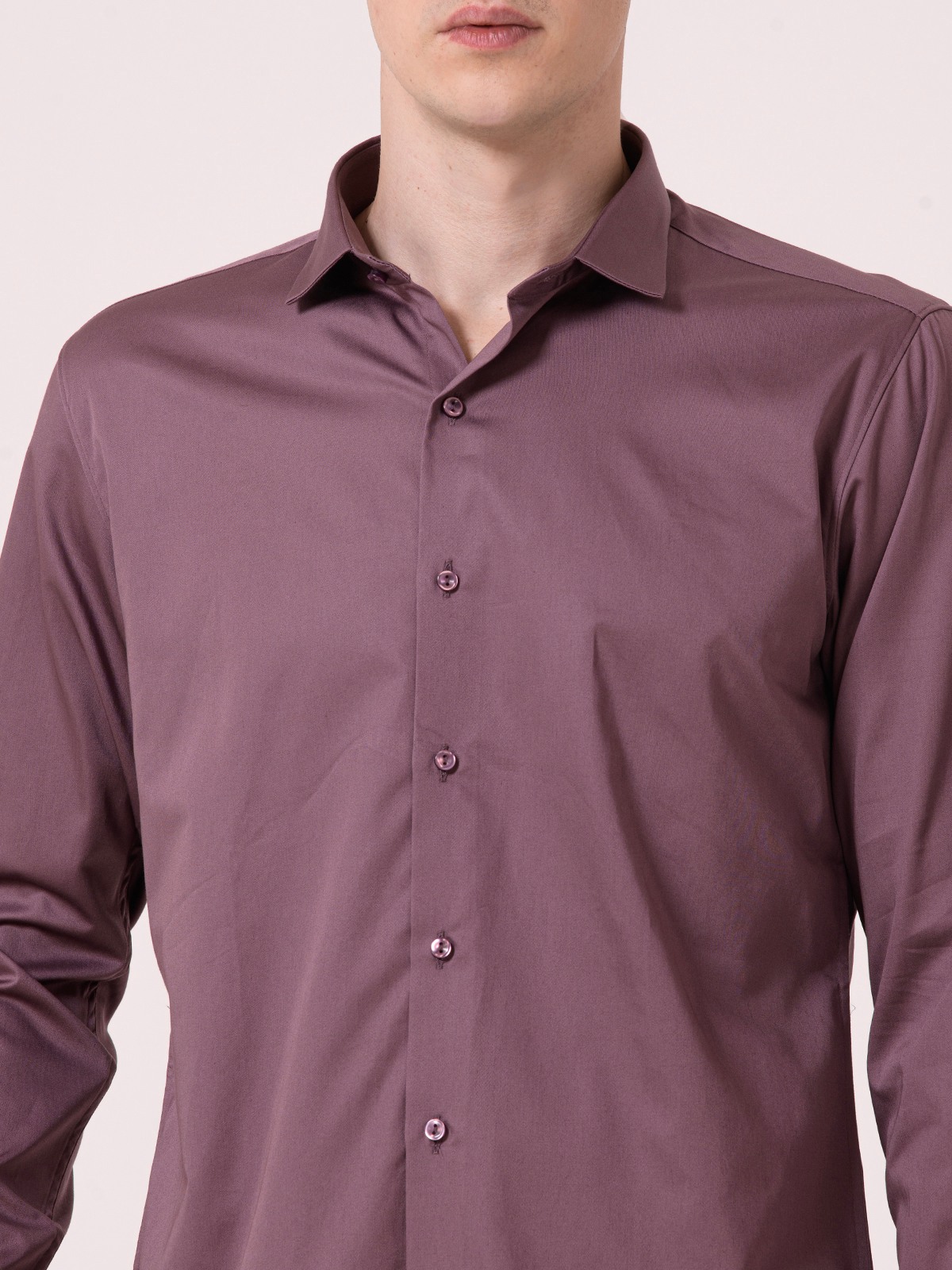 Albion Mens Wine Formal Shirt