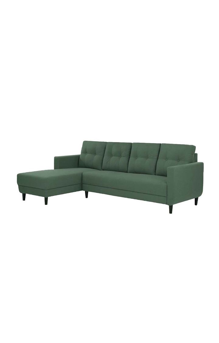 neudot Aria 6 Seater RHS Sectional Sofa in Earth Green Colour