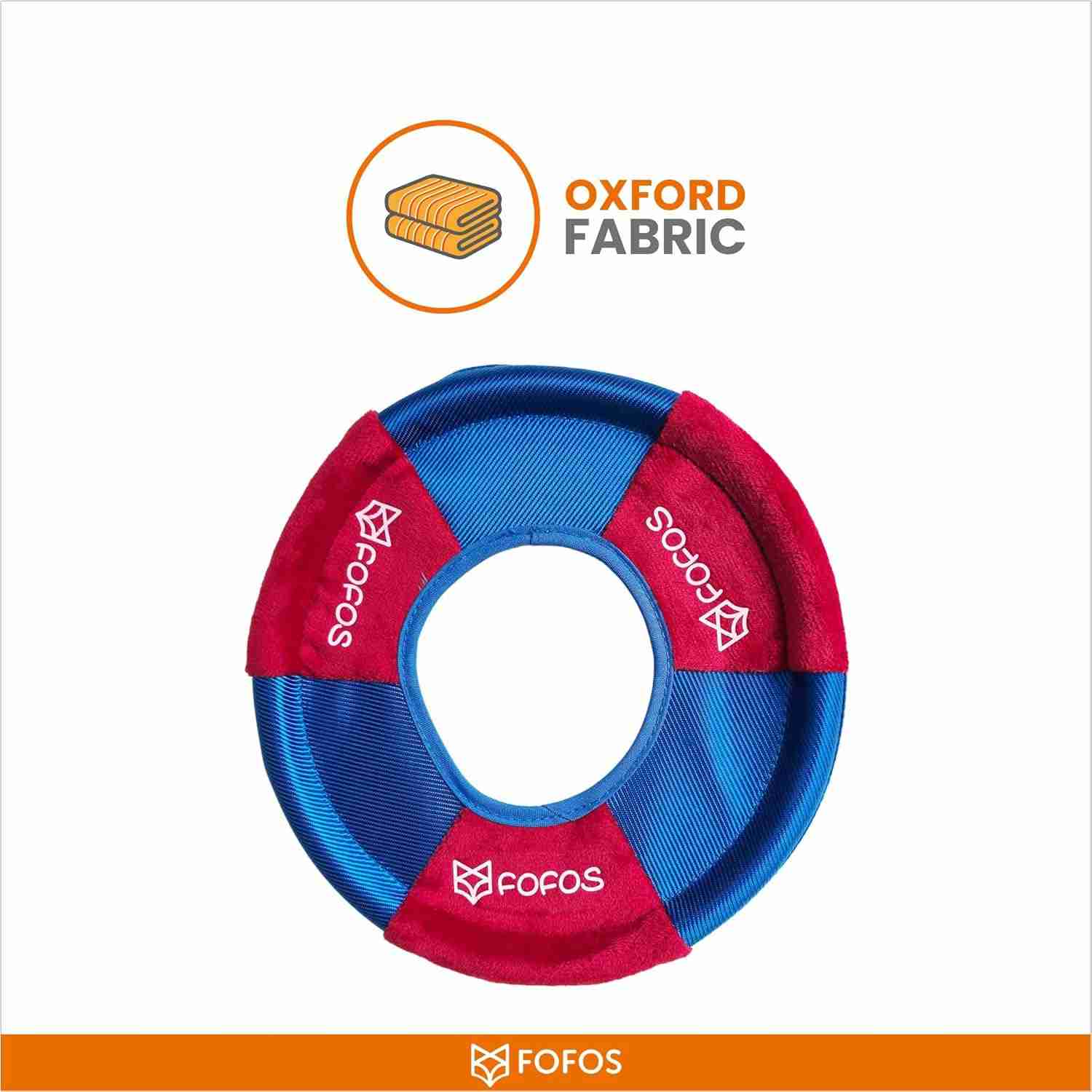 Barkbutler Fofos Born Wild Frisbee for Dogs Red