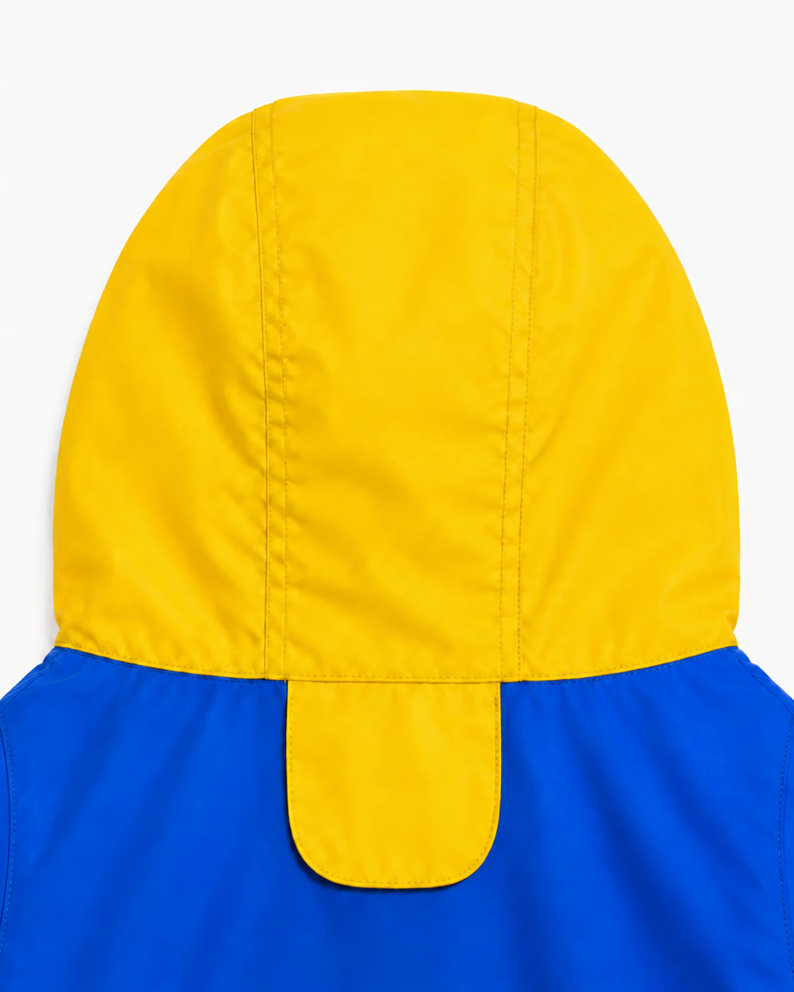 Pawsindia Dog Hooded 360° Raincoat, Navy Blue & Yellow