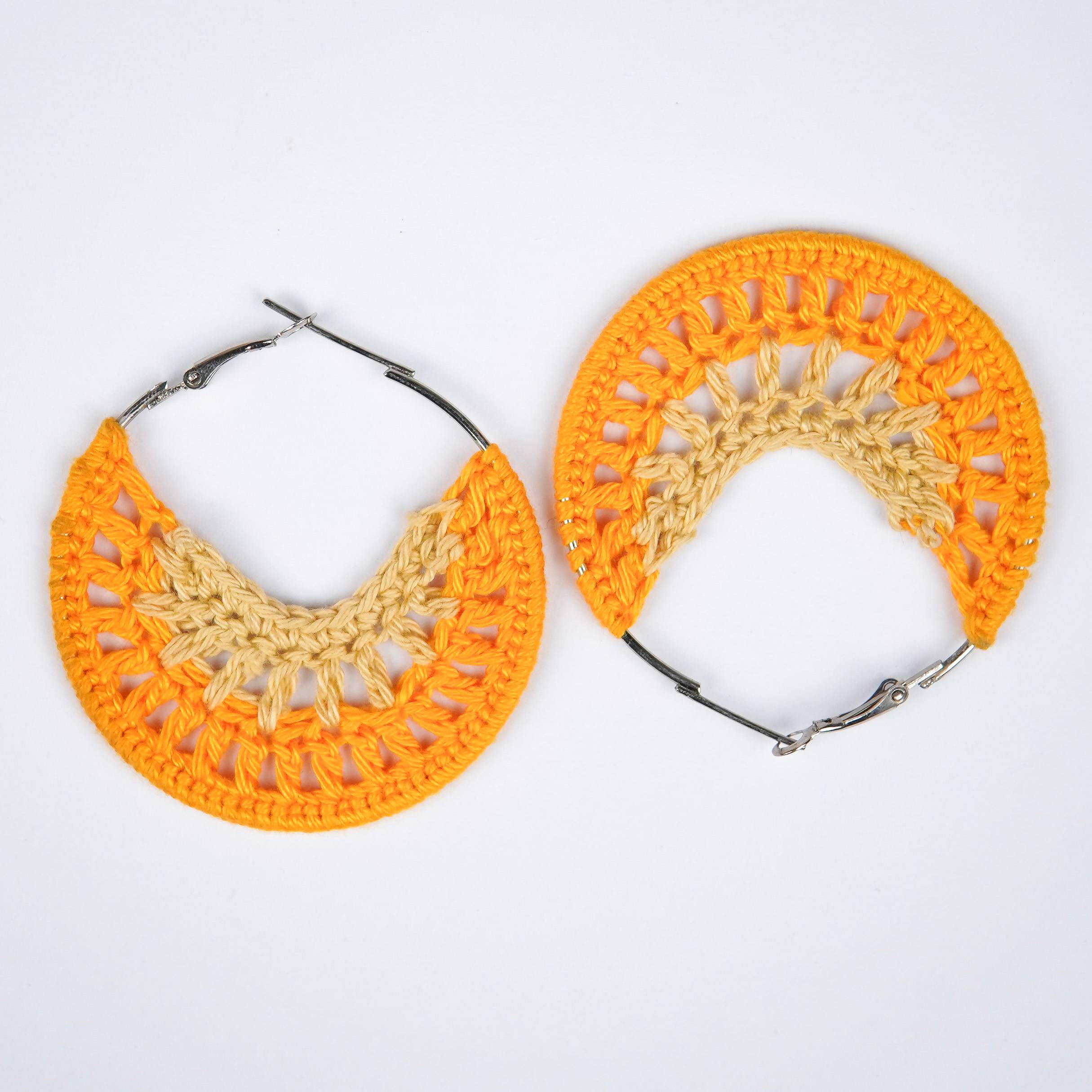 crochet hoops handmade