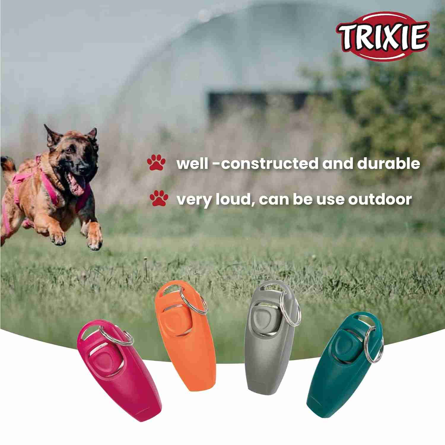 Trixie Clicker-Whistle for Dog, 8cm