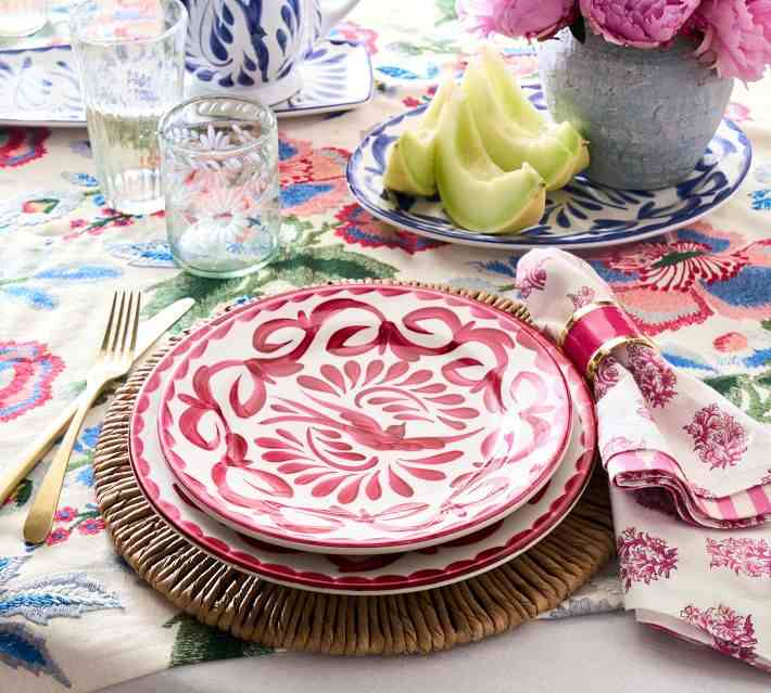 Pottery Barn | Puebla Porcelain Salad Plates