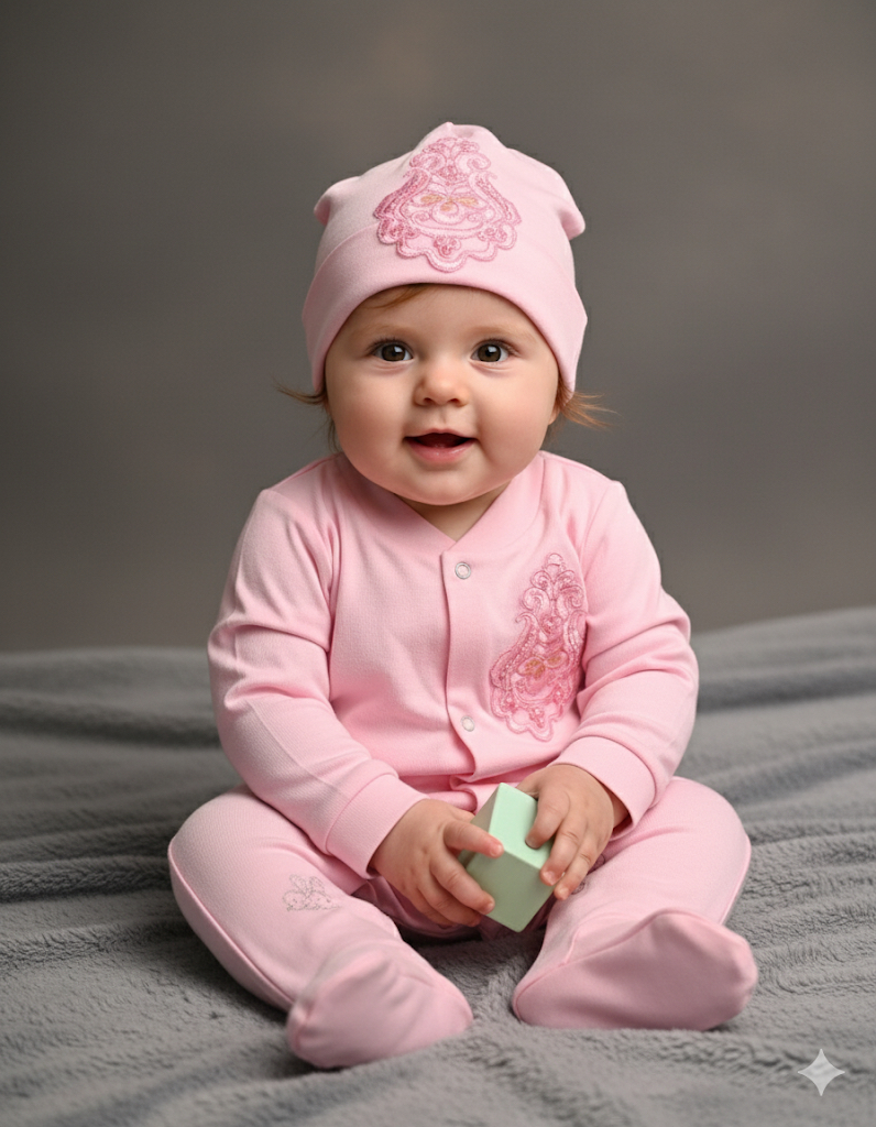 BubbleGum Breeze Romper Set