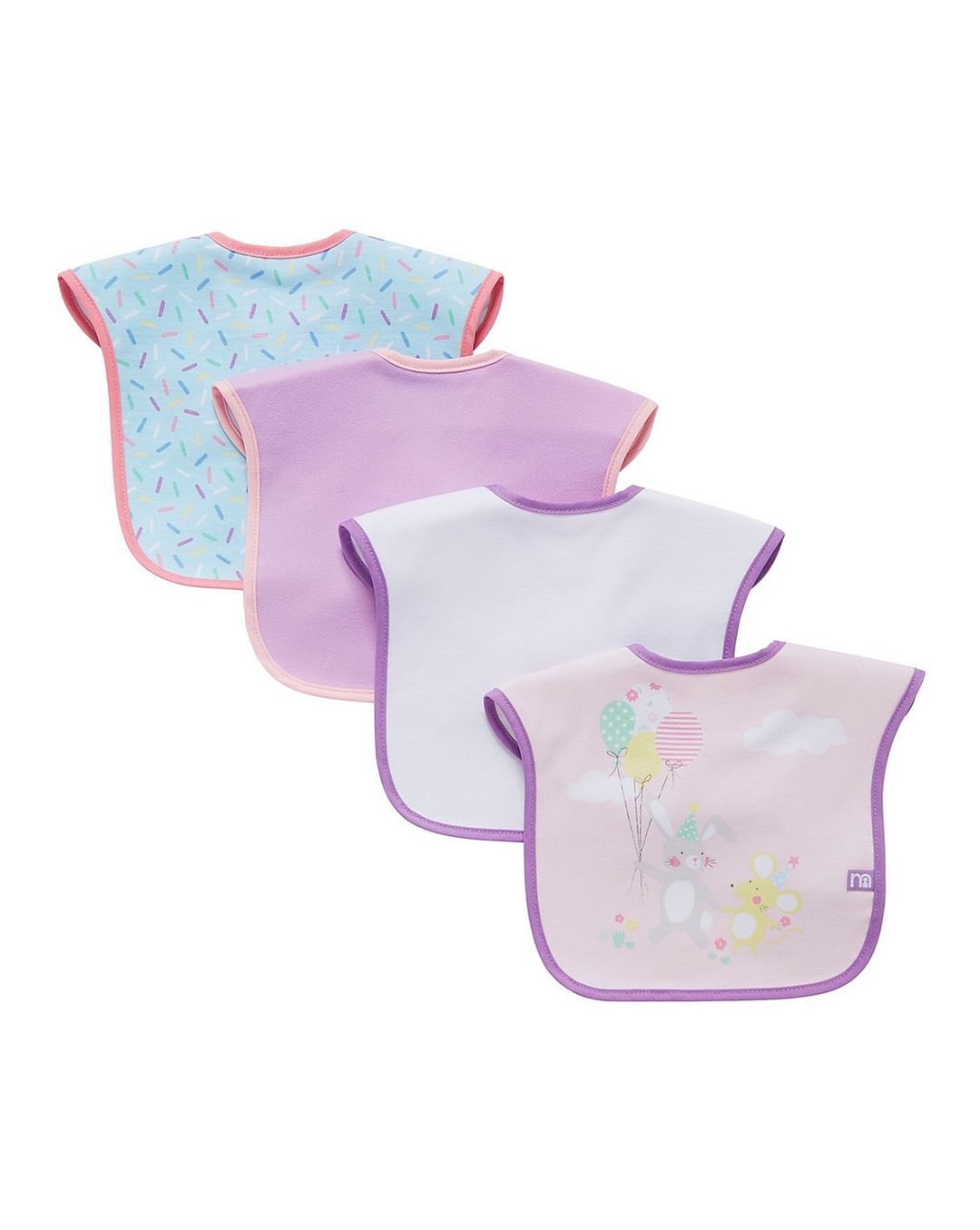 Mothercare | Confetti Party Bibs - Pack of 4 0