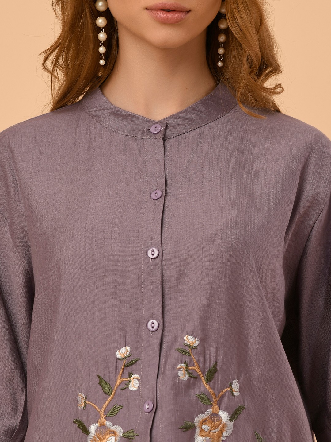 ALBION PREMIUIM AMBIKA PURPLE TOP
