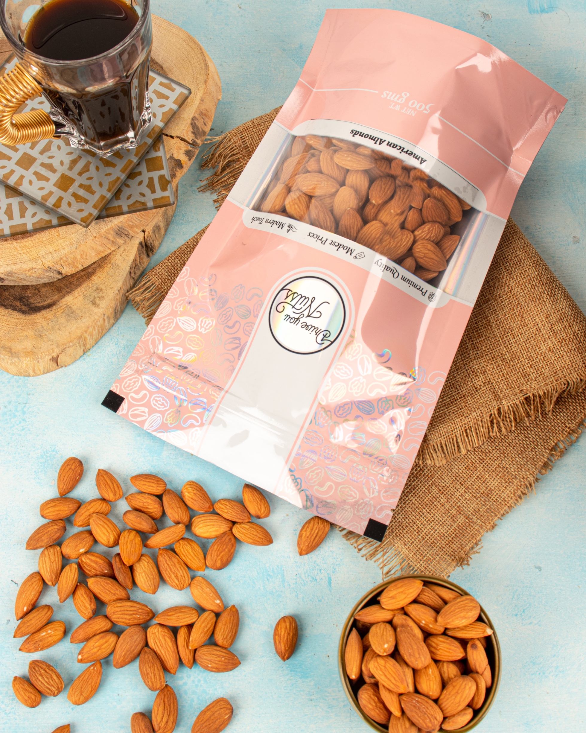 Drive You Nutss | American Salted Almonds (500 Gms) undefined