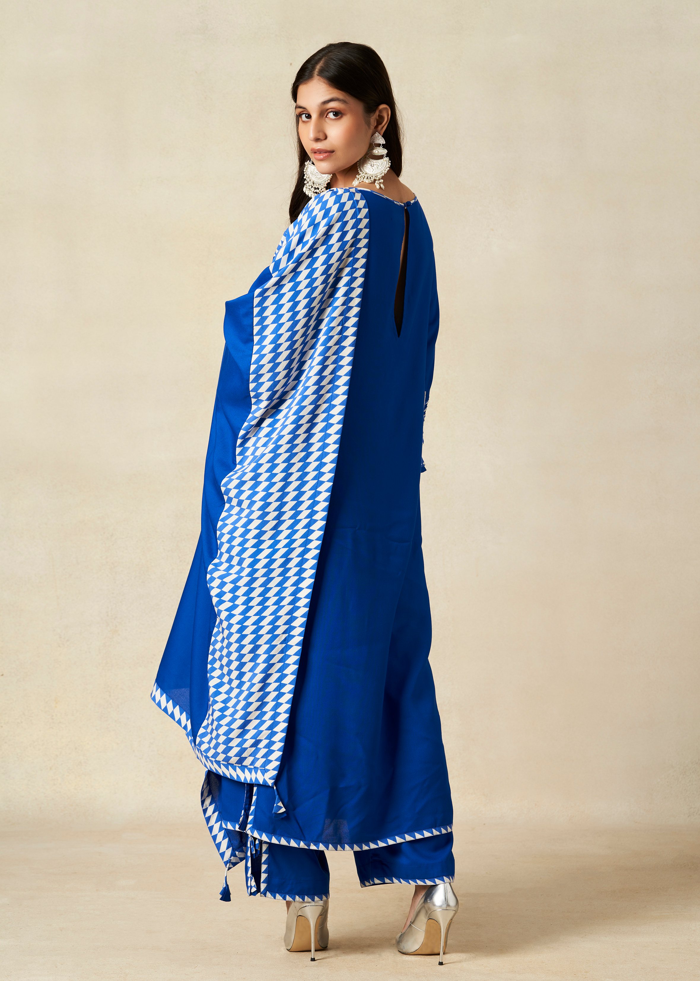 Royal Blue Stole