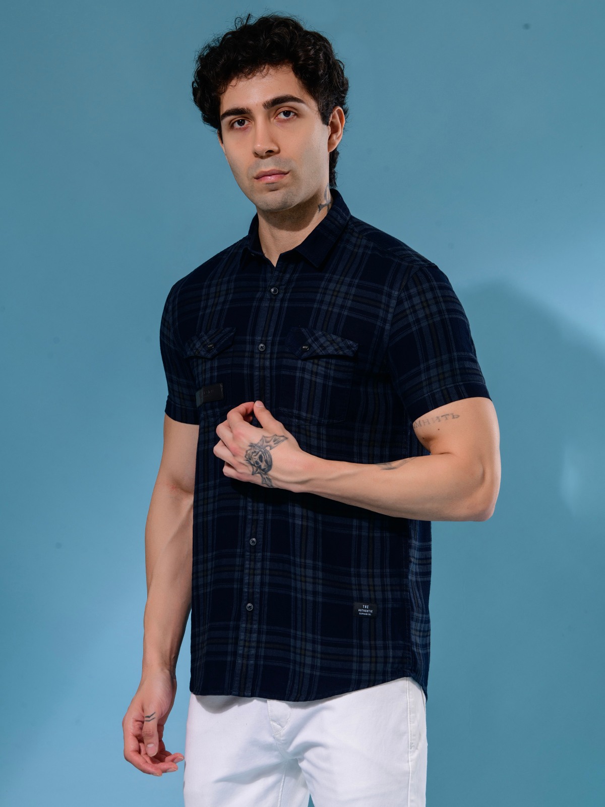 ALBION MENS MOF YELLOW (BLACK) SHIRT