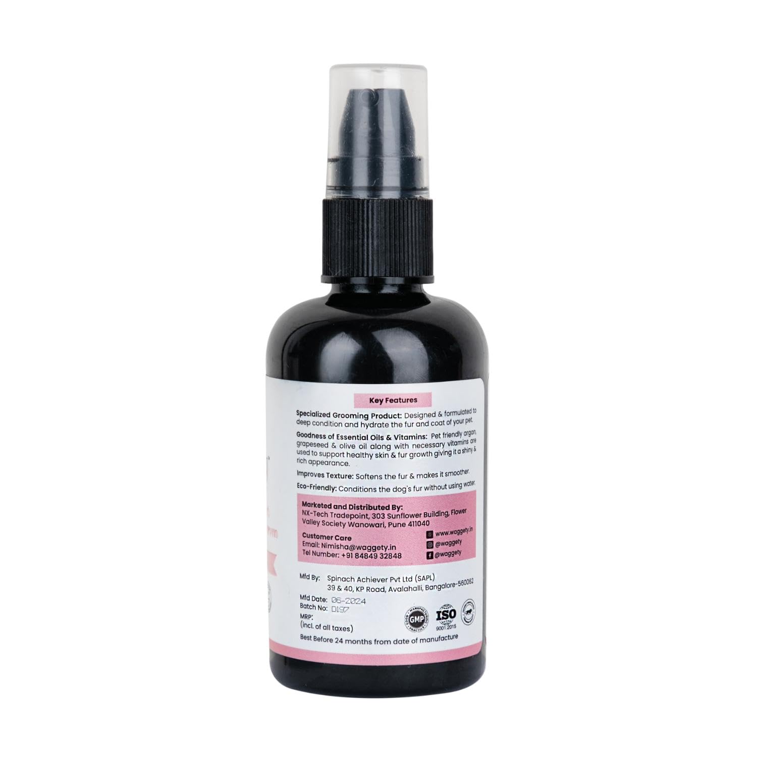 Waggety Dog Fur Coat Conditioning Serum, 100ml