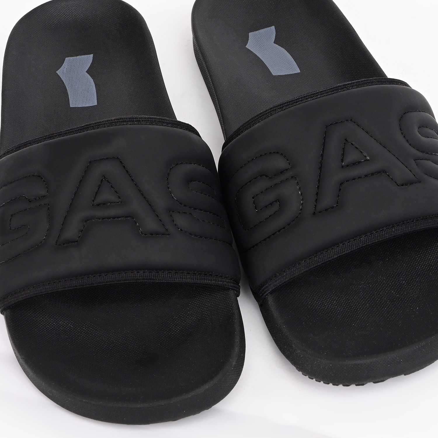 GAS | Men's Foamflex Black Slides|2
