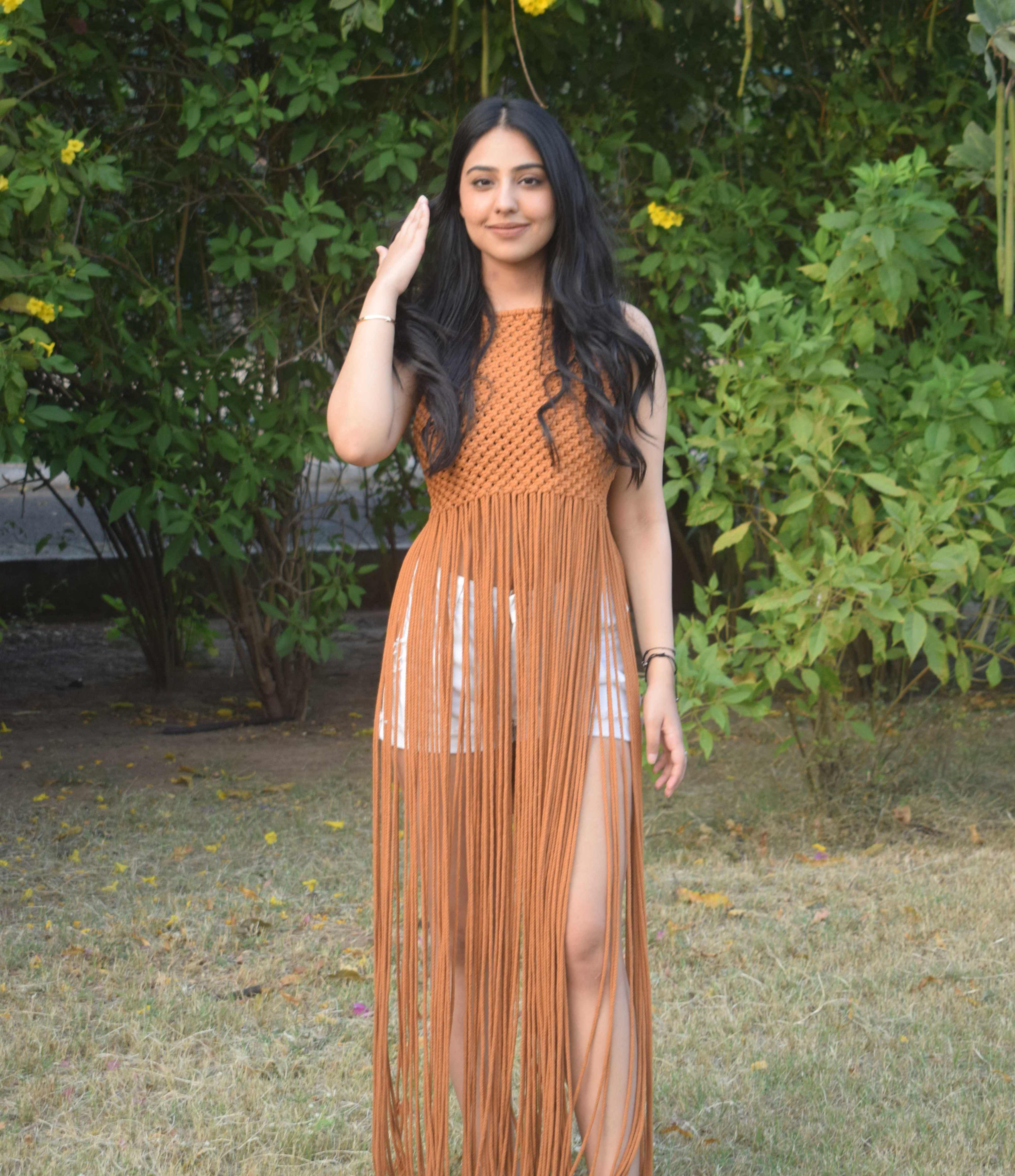 The Go-With-The-Flow Top- Rust Orange