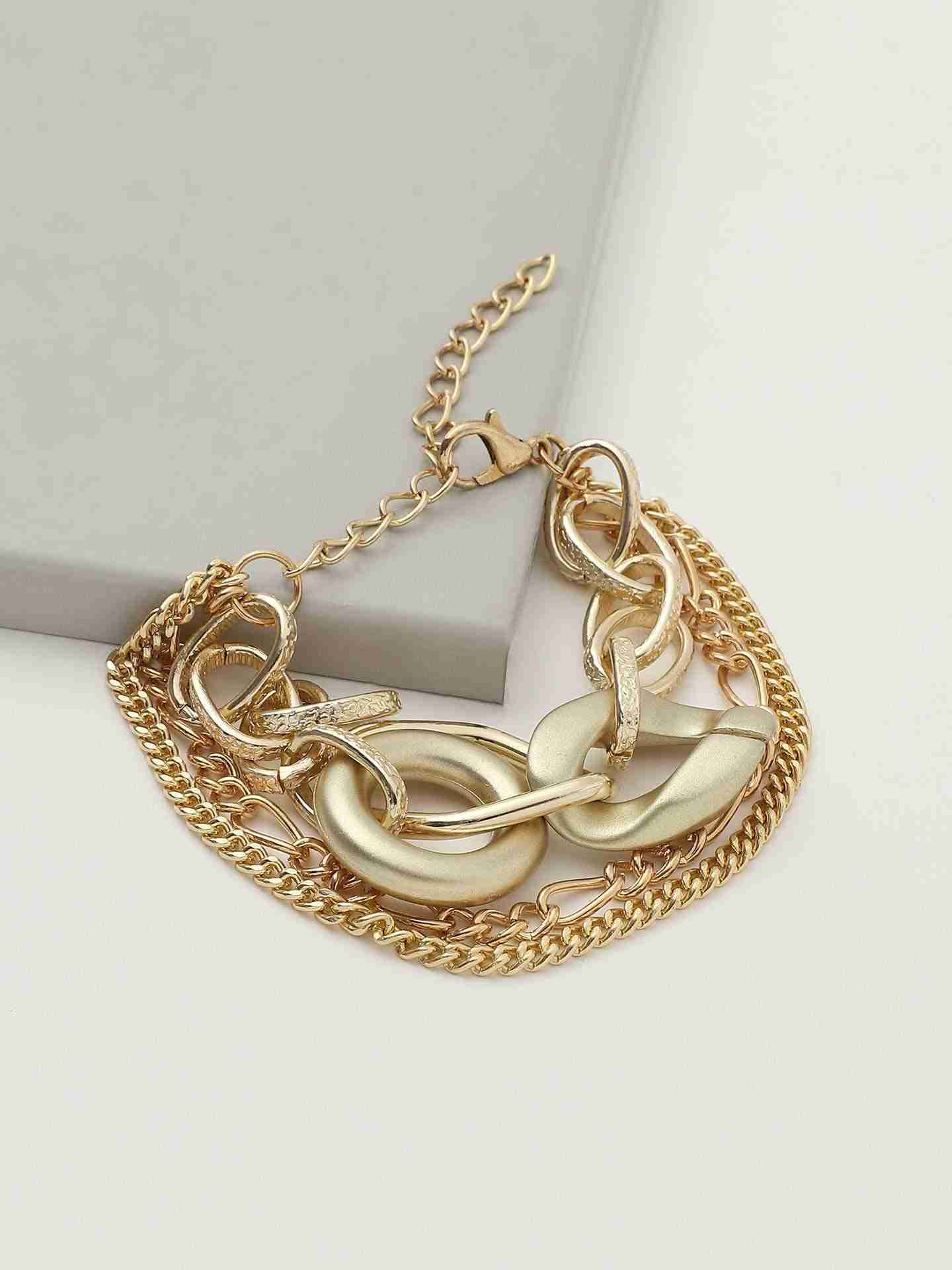 Gold Bling Motley Bracelet