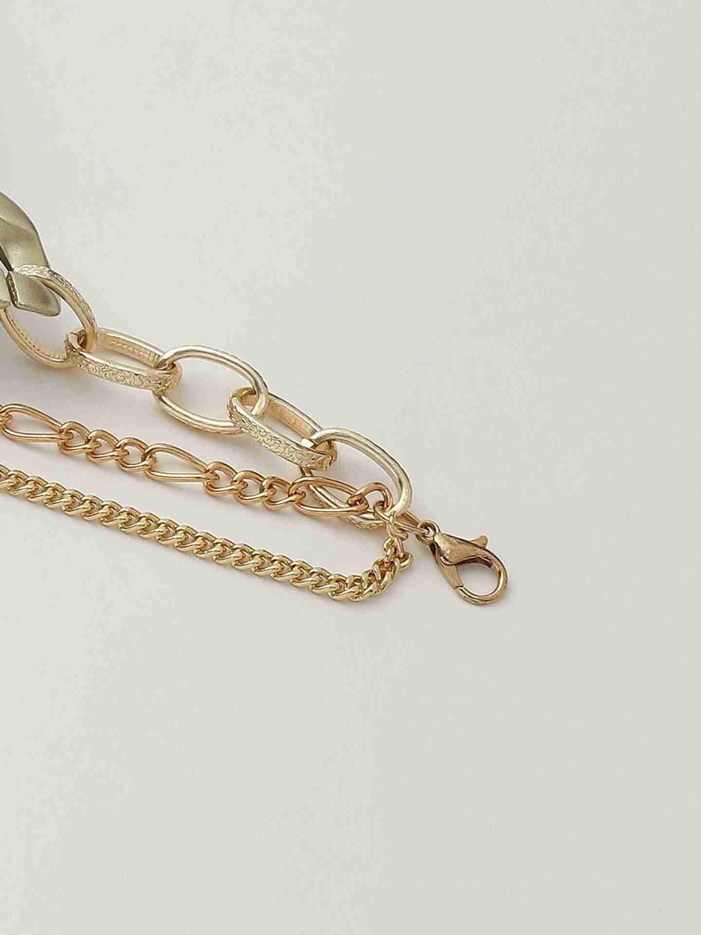 Gold Bling Motley Bracelet