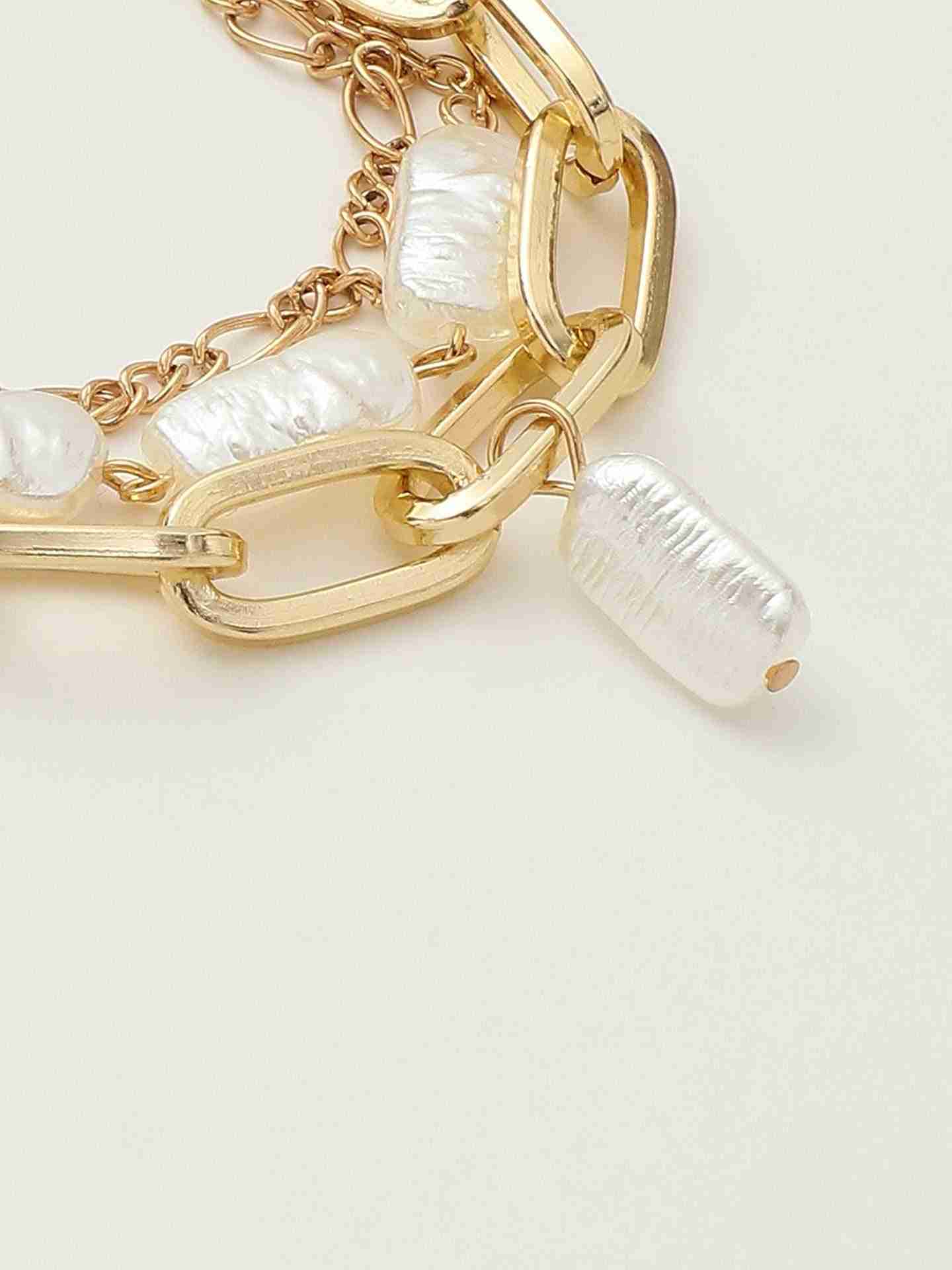 Gold Bling Link Bracelet