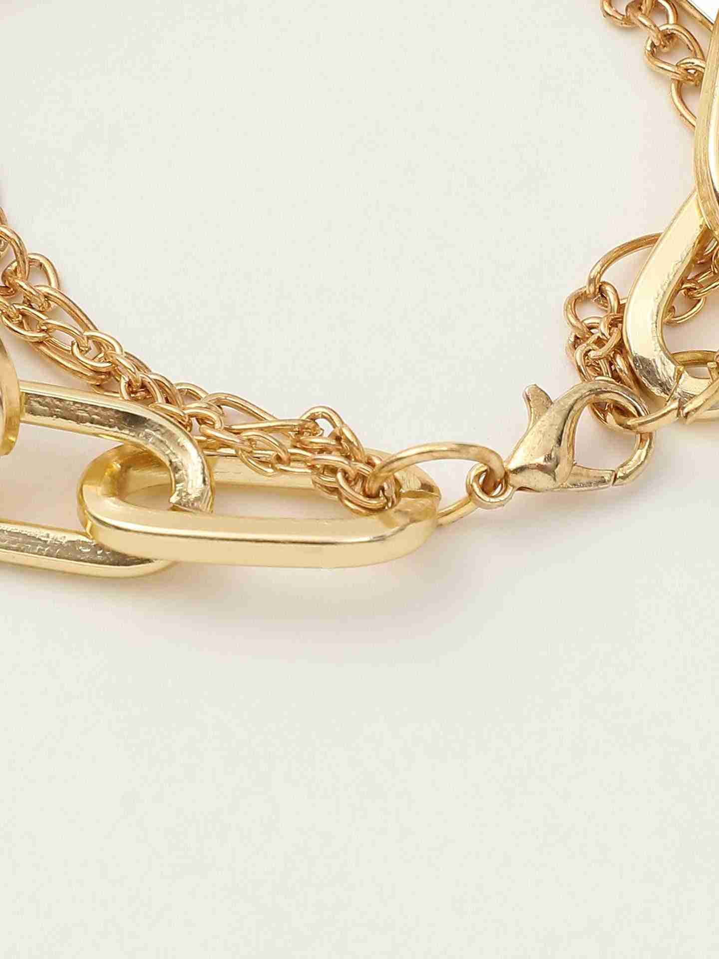 Gold Bling Link Bracelet
