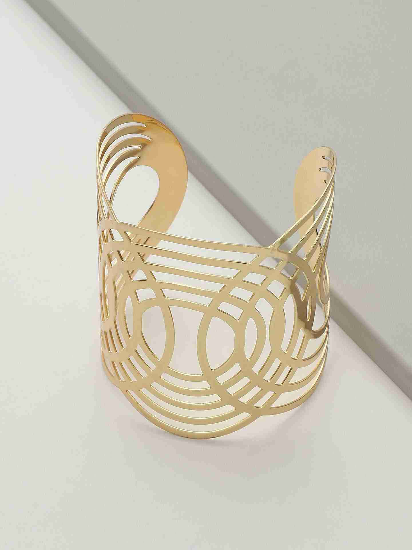 Gold Bling Overlap Bracelet